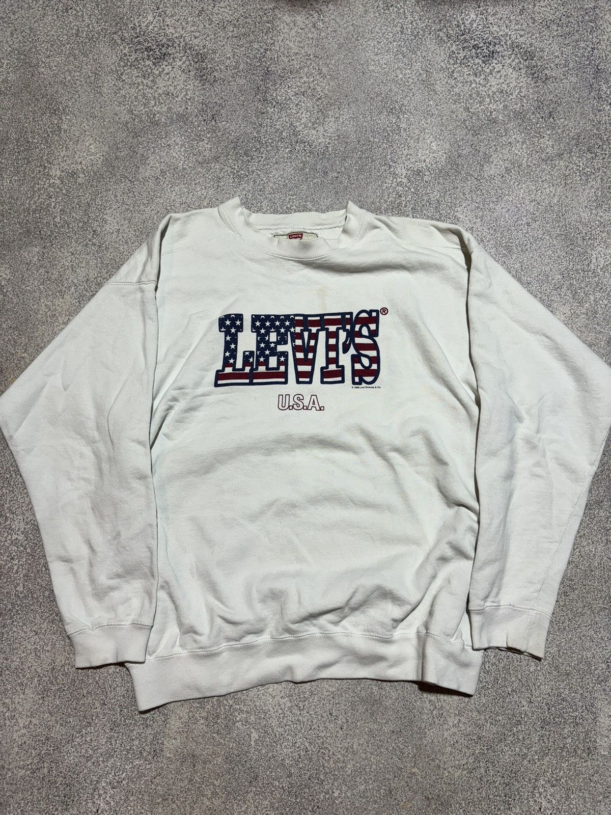 Levi's × Levi's Vintage Clothing × Vintage Vintage Levi's Sweatshirt 1996 Crewneck American big logo Size US L / EU 52-54 / 3 - 9 Thumbnail