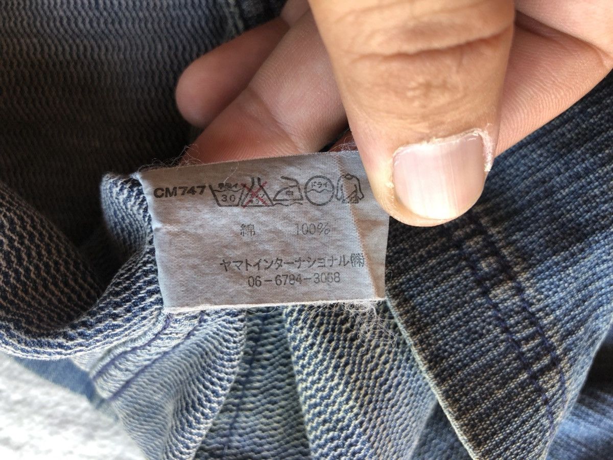 If Six Was Nine × Japanese Brand × Vintage Vintage Crocodile Denim Blue Distressed Vest Jacket Size US L / EU 52-54 / 3 - 10 Thumbnail