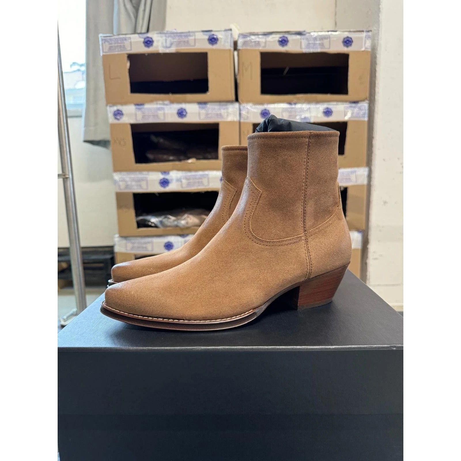 Saint Laurent Paris LUCAS BOOTS Size US 8 / EU 41 - 2 Thumbnail