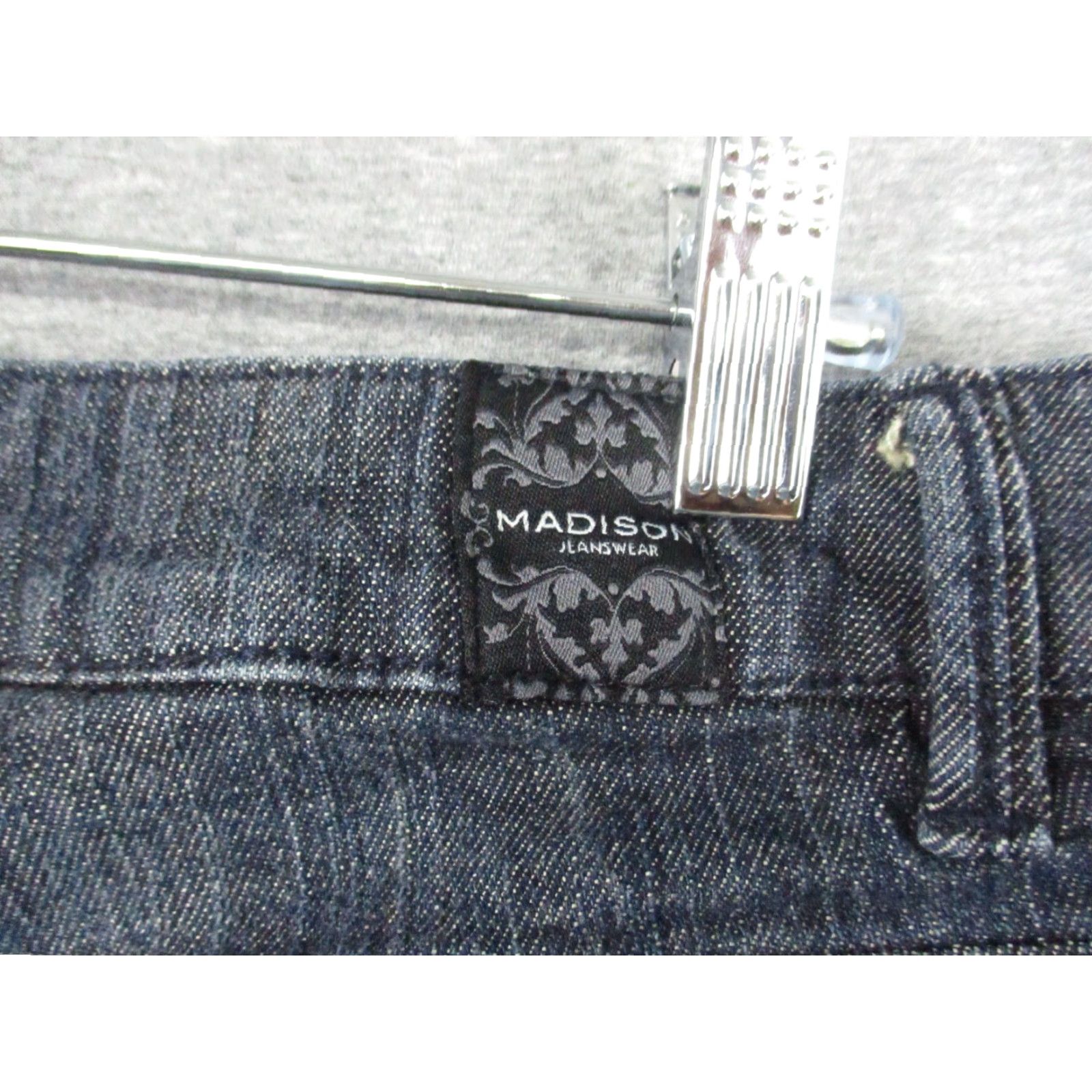 Madison Madison Jeanswear Modern Boot Denim 8 Women's Blue Cotton Blend Mid Rise Jeans Size 30" / US 8 / IT 44 - 6 Thumbnail