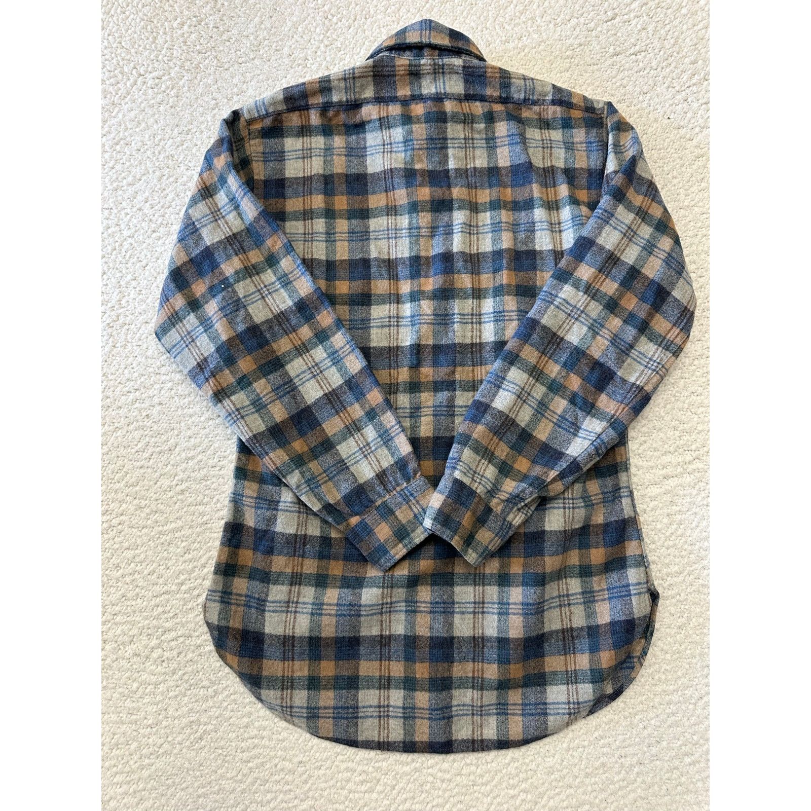 Pendleton Vtg 70s Pendleton Long Sleeve Button Down Wool Shirt Small Size US S / EU 44-46 / 1 - 7 Thumbnail