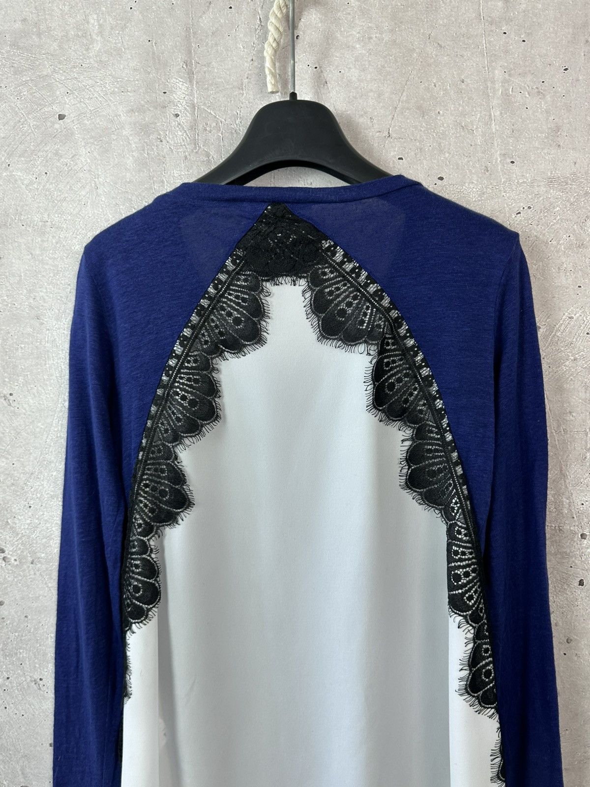 Sandro Sandro Linen Blue Long Sleeve Women’s Jumper Size S / US 4 / IT 40 - 6 Thumbnail