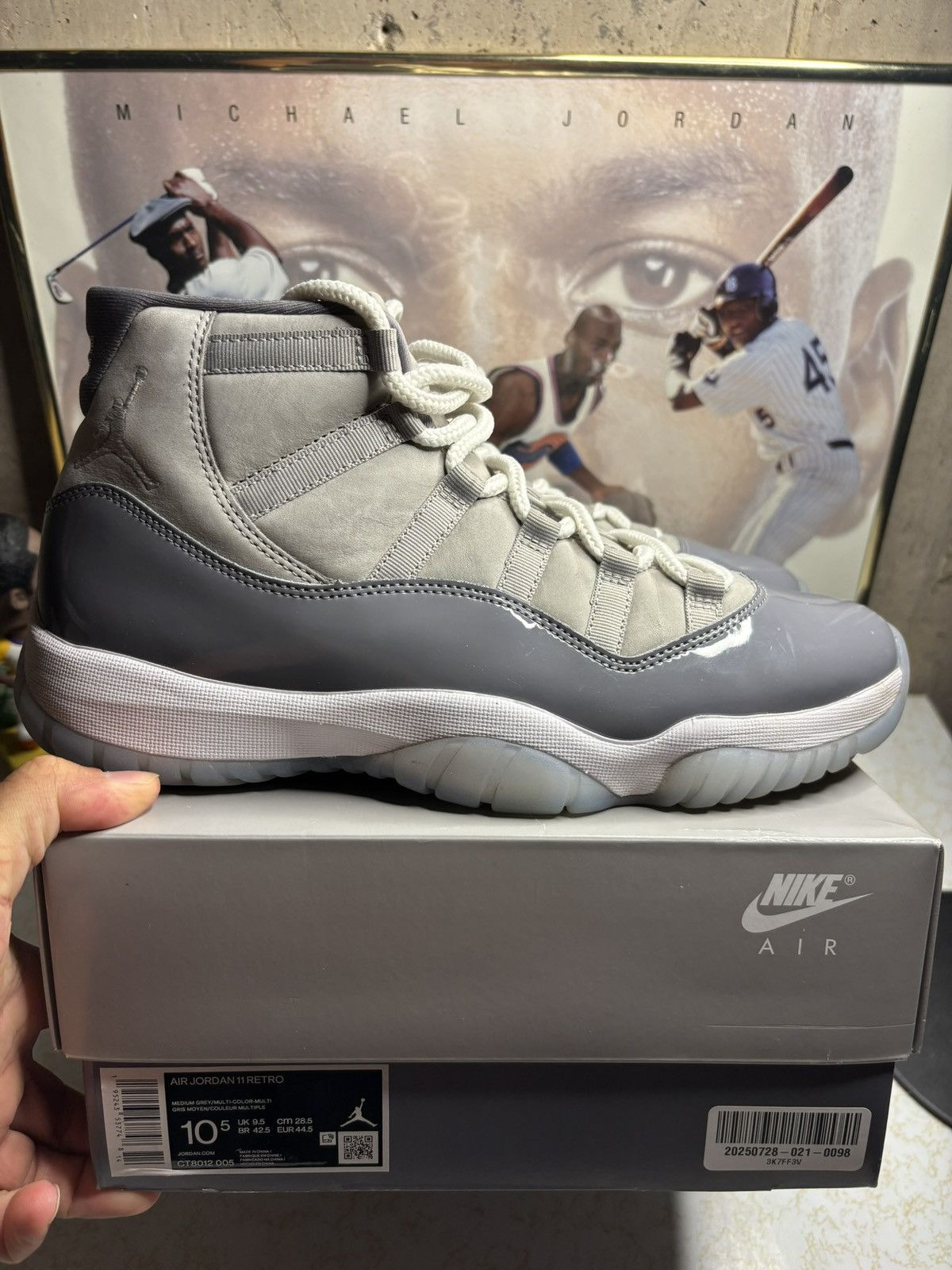 Jordan Brand Jordan Retro 11 ‘cool grey’ Size US 10.5 / EU 43-44 - 1 Thumbnail