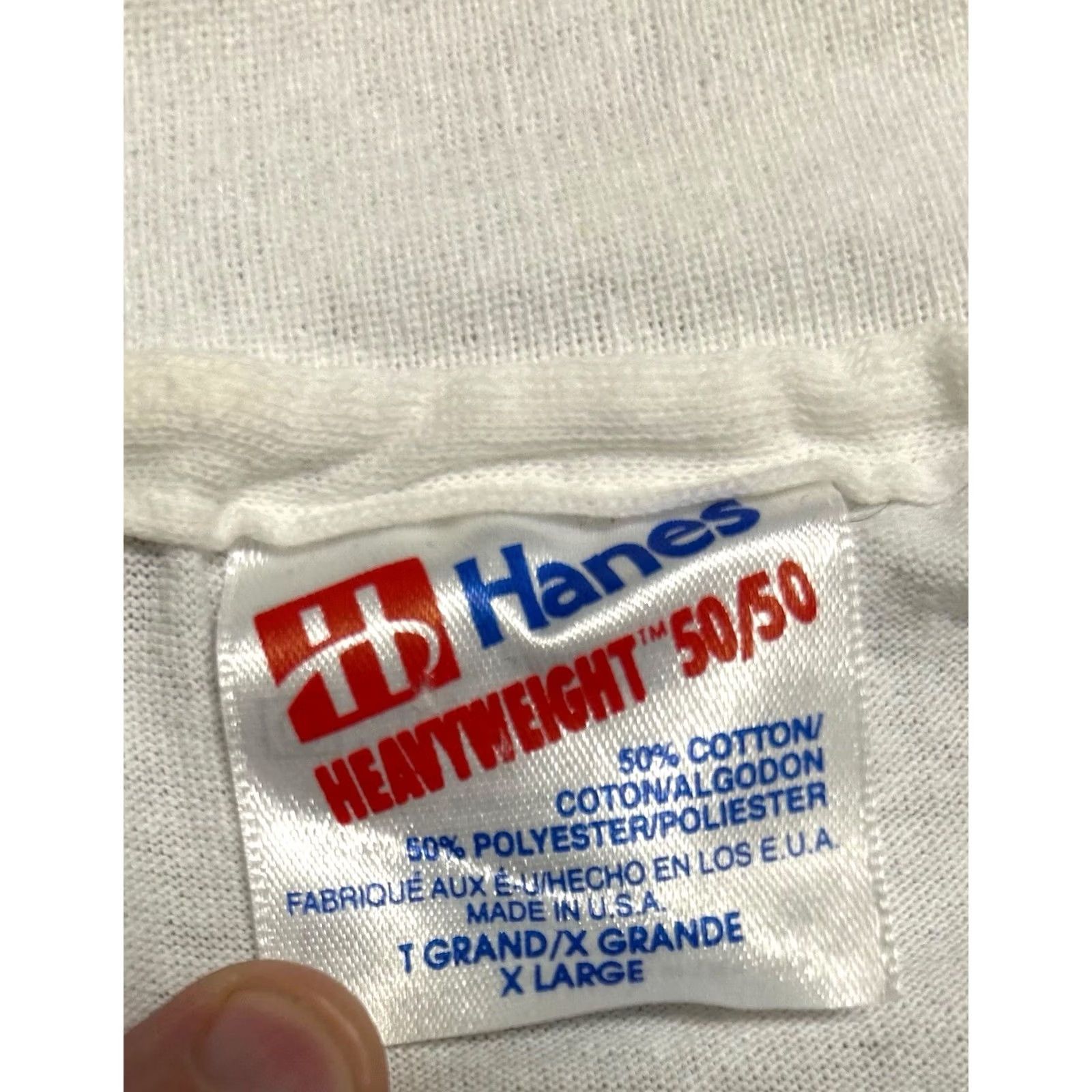 Hanes VTG Hanes White Short Sleeve Shirt Men XL USA Bill Clinton 1990s USA Theme Size US XL / EU 56 / 4 - 6 Thumbnail