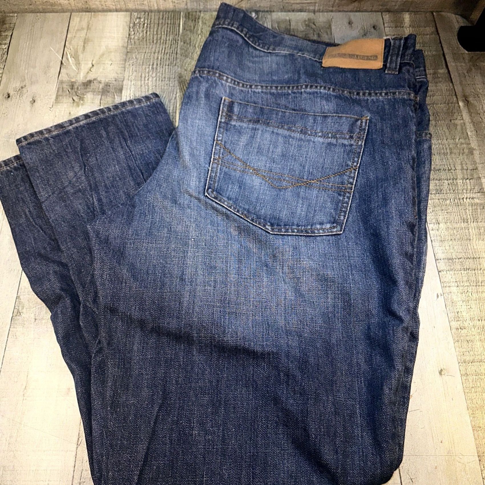 Vintage Legend Men’s Jeans Tapered 46x32 Blue Denim - 46 Regular Inseam 32 Inseam? Size US 30 / EU 46 - 4 Thumbnail