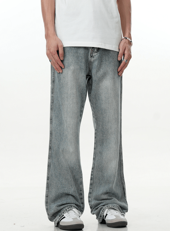 Japanese Brand × Jean American high street retro washed bootcut jeans Size US 32 / EU 48 - 3 Thumbnail