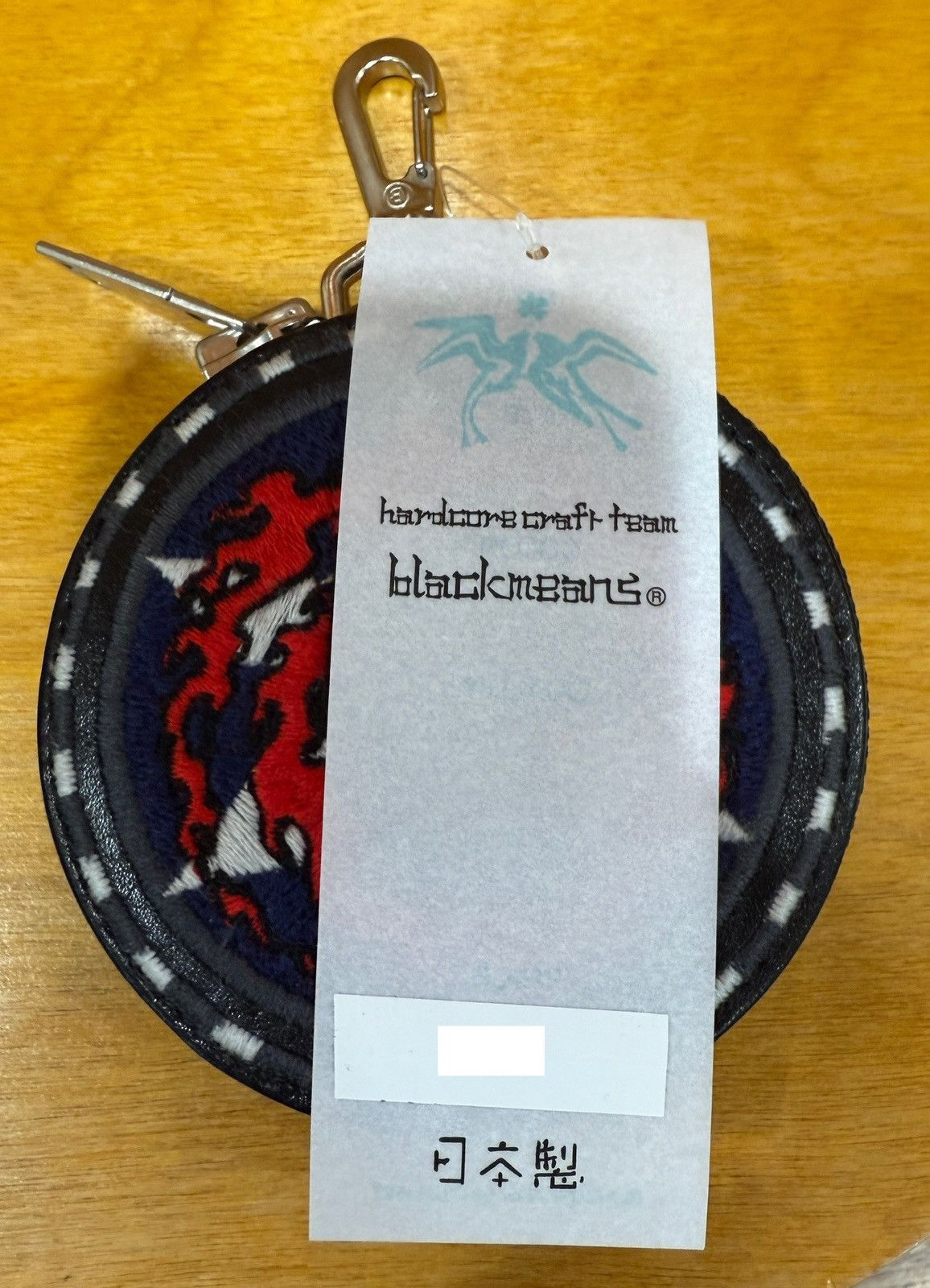 Blackmeans NEW Brain Dead Black means logo leather coin pouch purse Size ONE SIZE - 4 Thumbnail