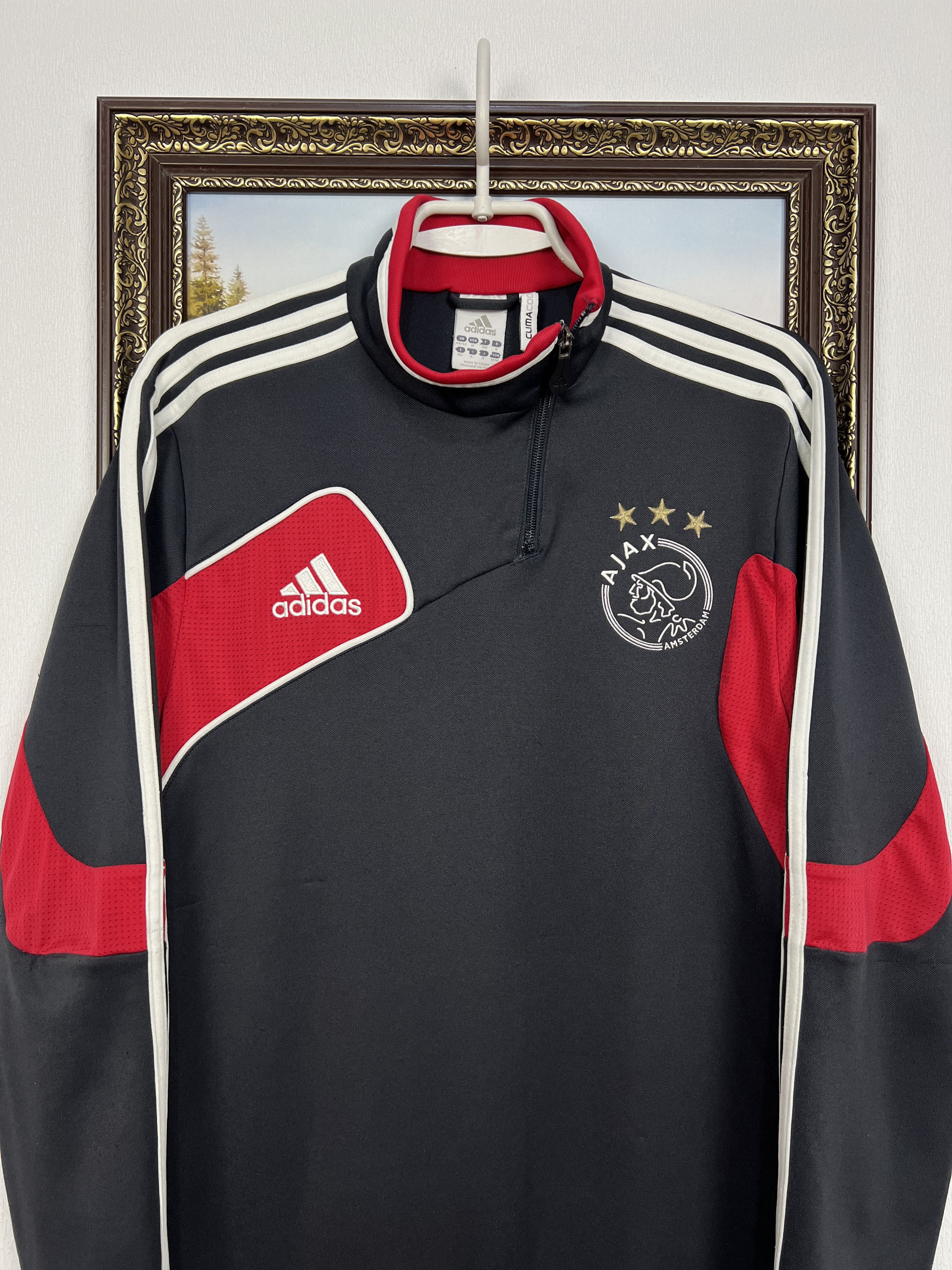 Adidas Vintage Adidas Ajax Amsterdam Football Train Sweatshirt Size US M / EU 48-50 / 2 - 2 Thumbnail