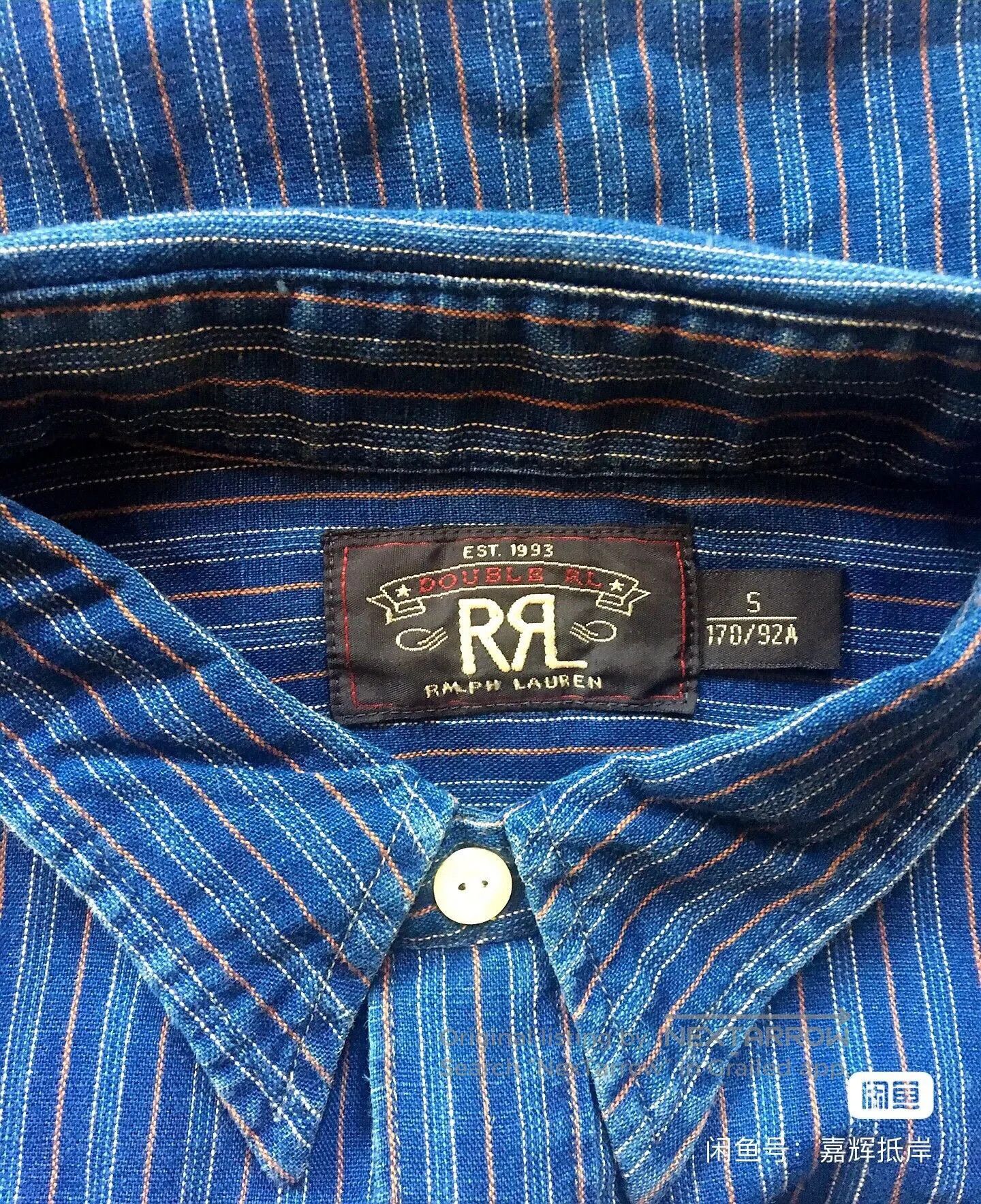 RRL Ralph Lauren RRL Vintage Stripe Shirt. Size US S / EU 44-46 / 1 - 4 Thumbnail