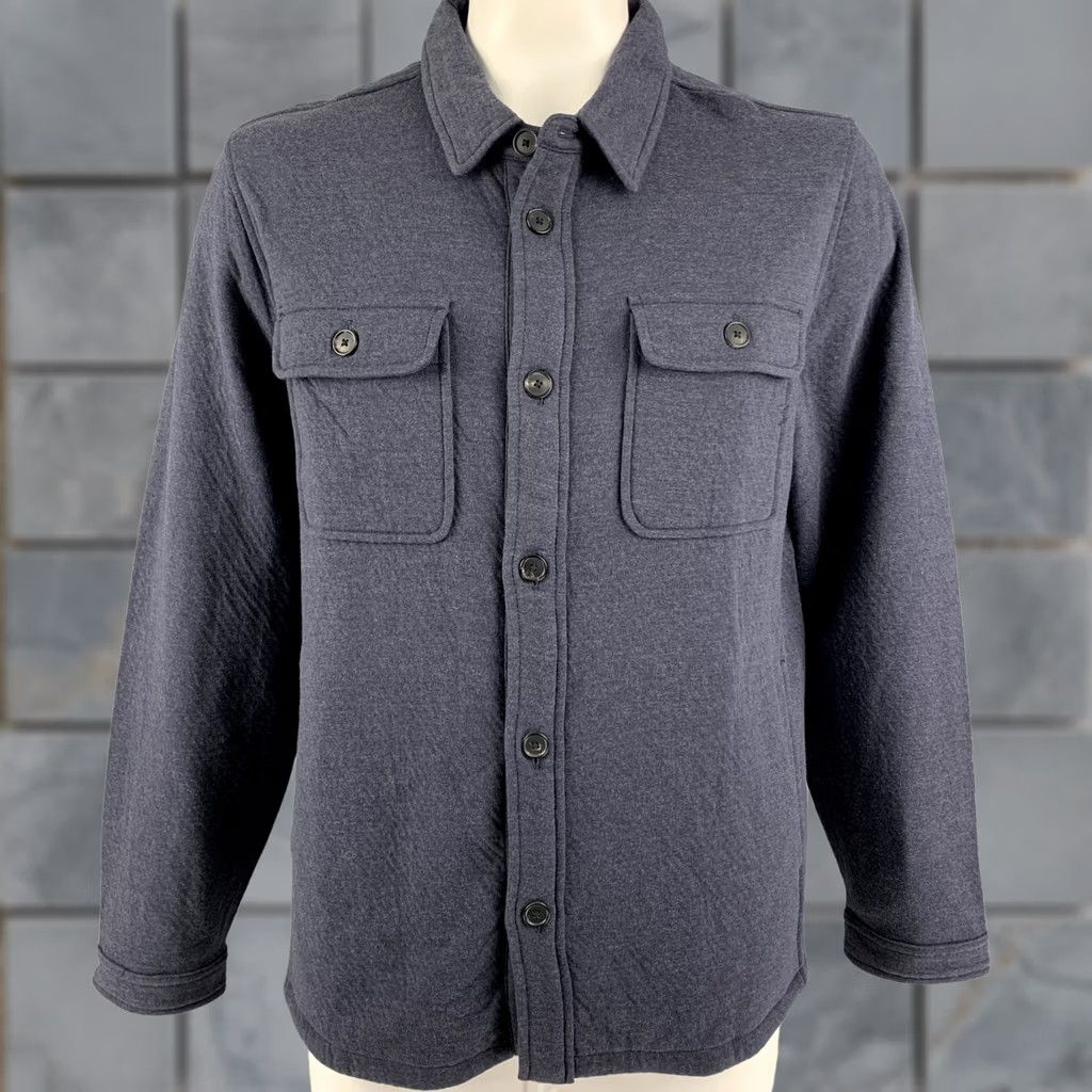 Billy Reid BILLY REID Navy Cotton Jacket XL Adult Mens Size US XL / EU 56 / 4 - 1 Thumbnail