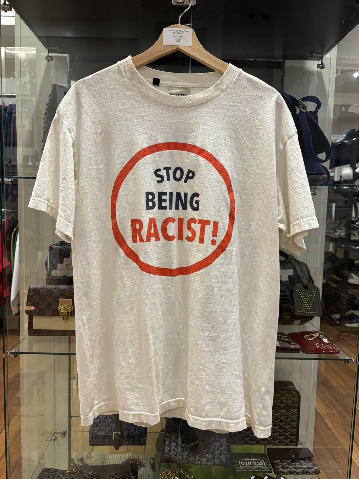Gallery Dept. Gallery Dept. Stop Being Racist Tee Size US XL / EU 56 / 4 - 1 Thumbnail