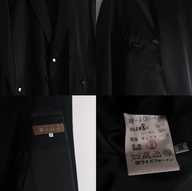 Yohji Yamamoto Yohji Yamamoto Yohji Yamamoto Black Silk Jacket-2506 Size US M / EU 48-50 / 2 - 2 Thumbnail