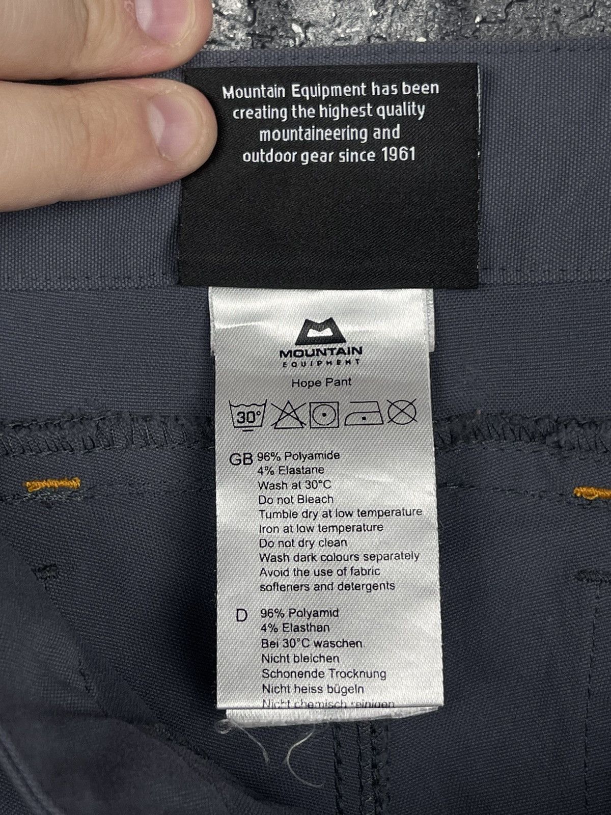 Mountain Equipment Mountain Equipment Outdoor Haking Pants Grey Men’s Size 32 Size US 32 / EU 48 - 14 Thumbnail