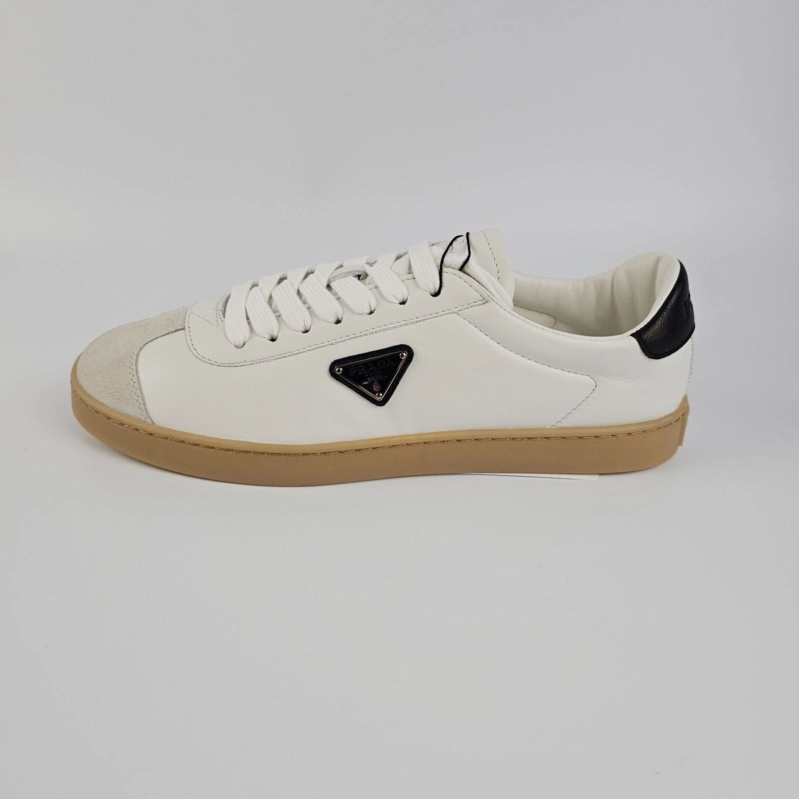 Prada PRADA Lane White Sneakers New & Authentic Size US 5.5 / EU 38 - 4 Thumbnail