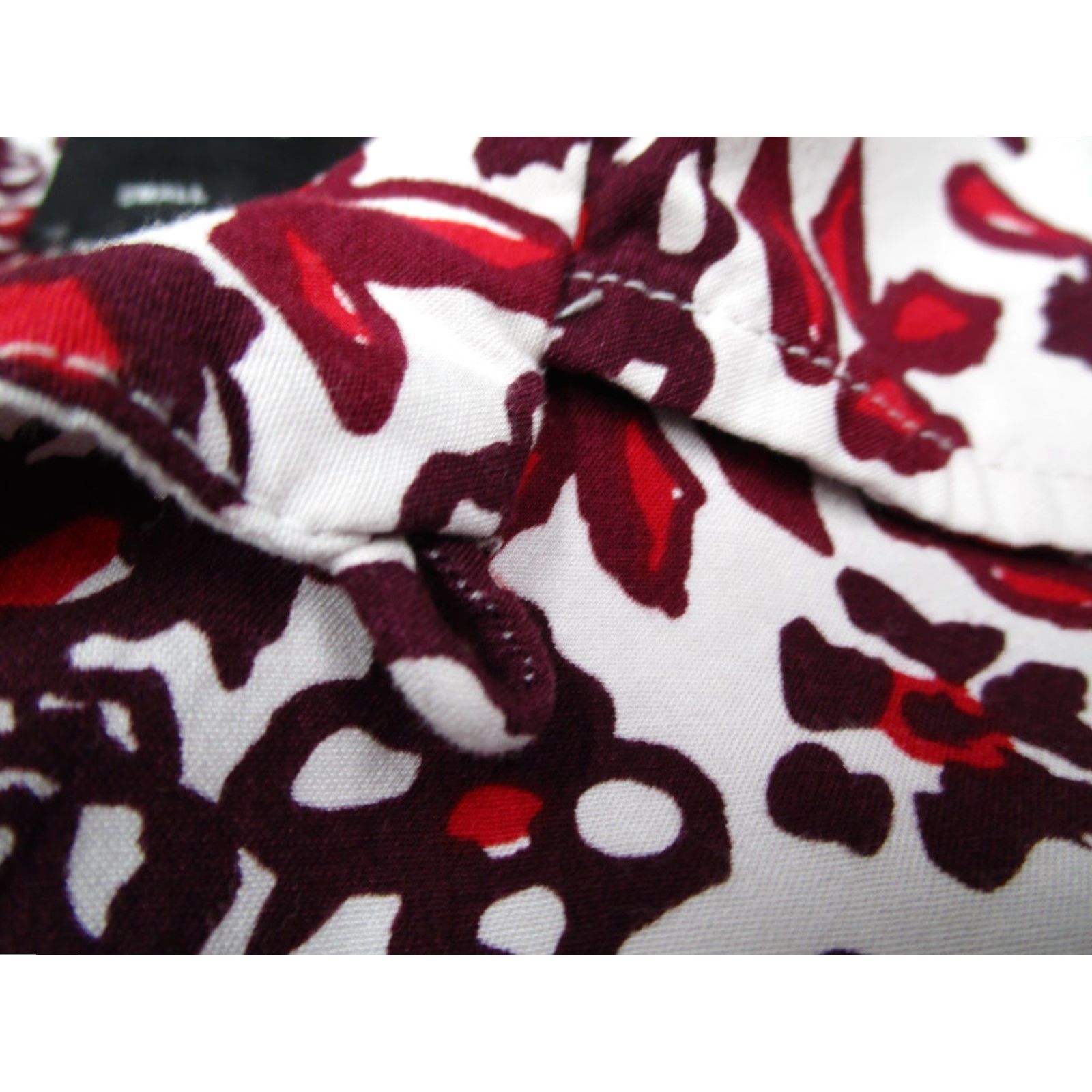 J.Crew VANS Button-Up Shirt Mens Small Red Short Sleeve Collared Geometric Print Fashion Size US S / EU 44-46 / 1 - 4 Thumbnail