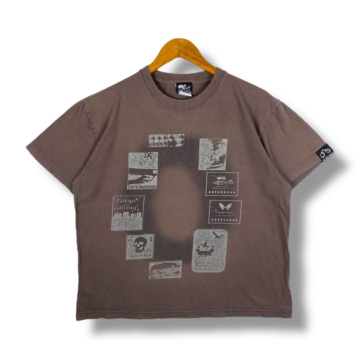 Japanese Brand THE GHOST WRITER Tokyo Faded Graphic Tee Shirt Large Size Size US L / EU 52-54 / 3 - 1 Thumbnail