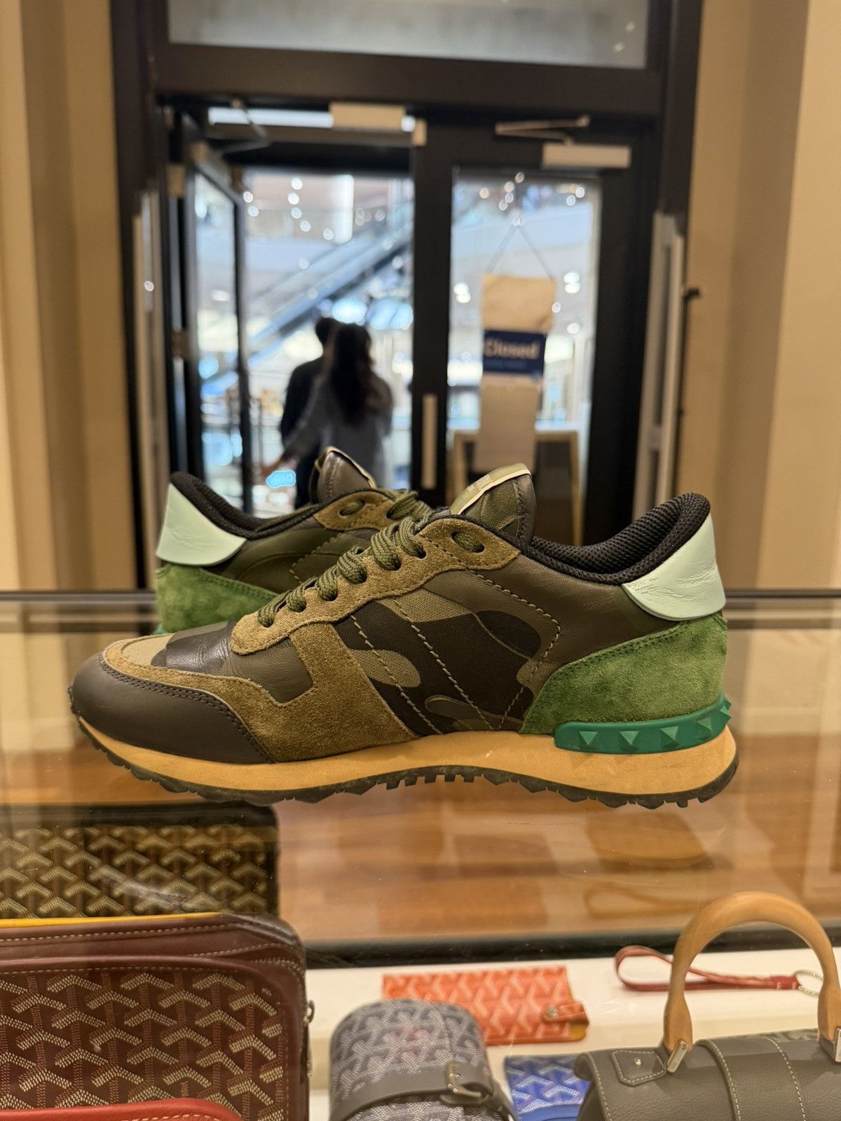Valentino Valentino Garvani Rockrunner - Green Camo Size US 6 / EU 39 - 3 Thumbnail
