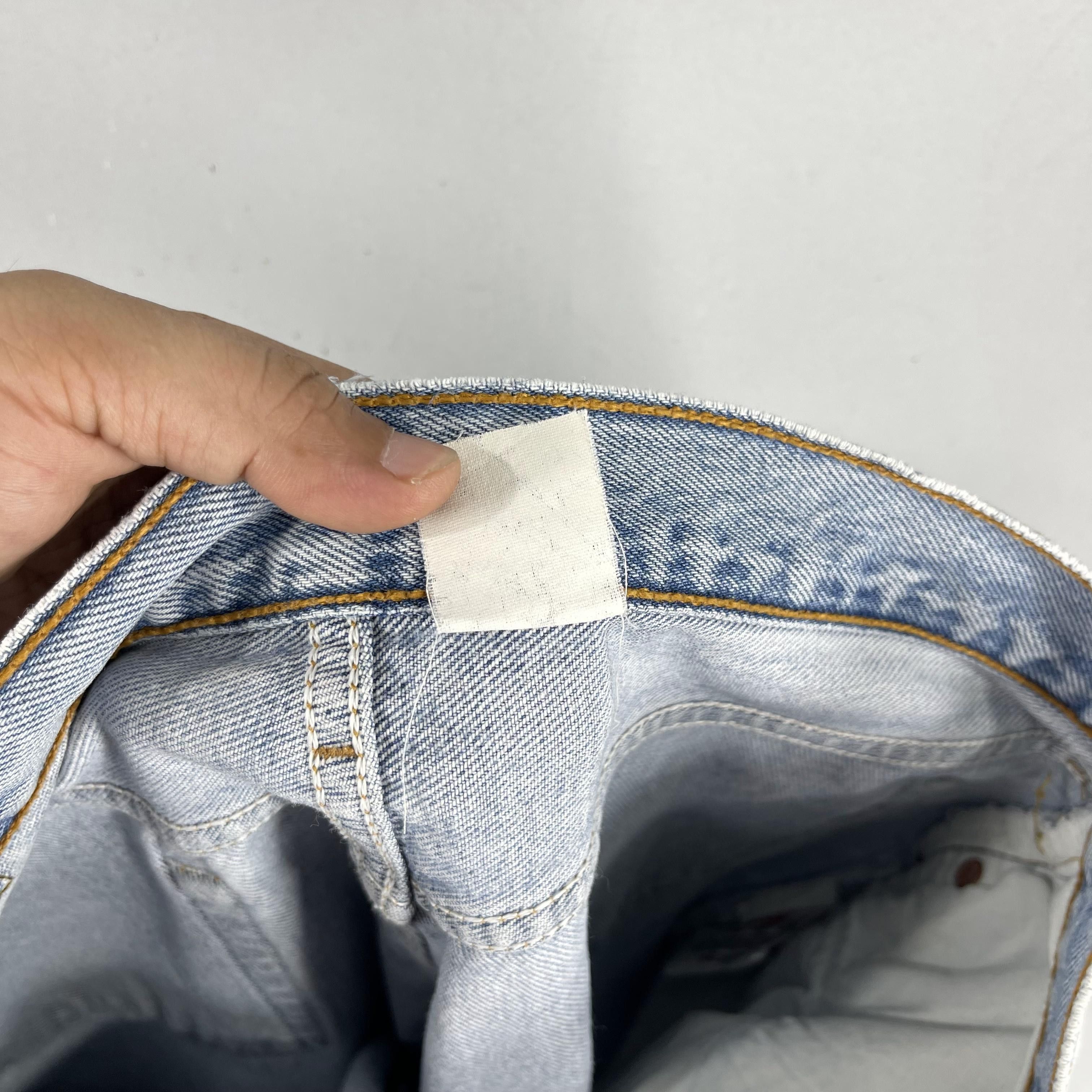 Levi's × Vintage Vintage Levis 501 Distressed Student Fit Jeans Size 30 Size US 30 / EU 46 - 6 Thumbnail