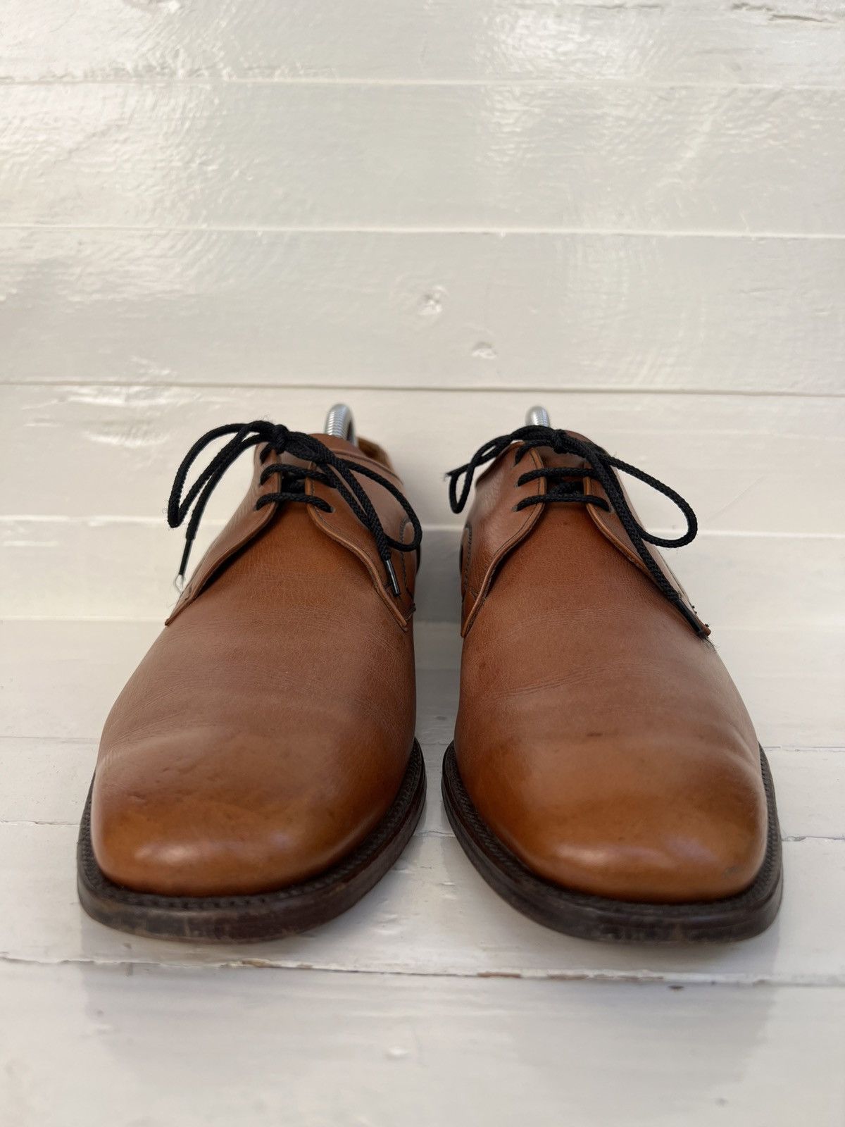 Crockett & Jones VTG Crockett & Jones Brown Leather Derby Dress Shoes Size US 9 / EU 42 - 5 Thumbnail