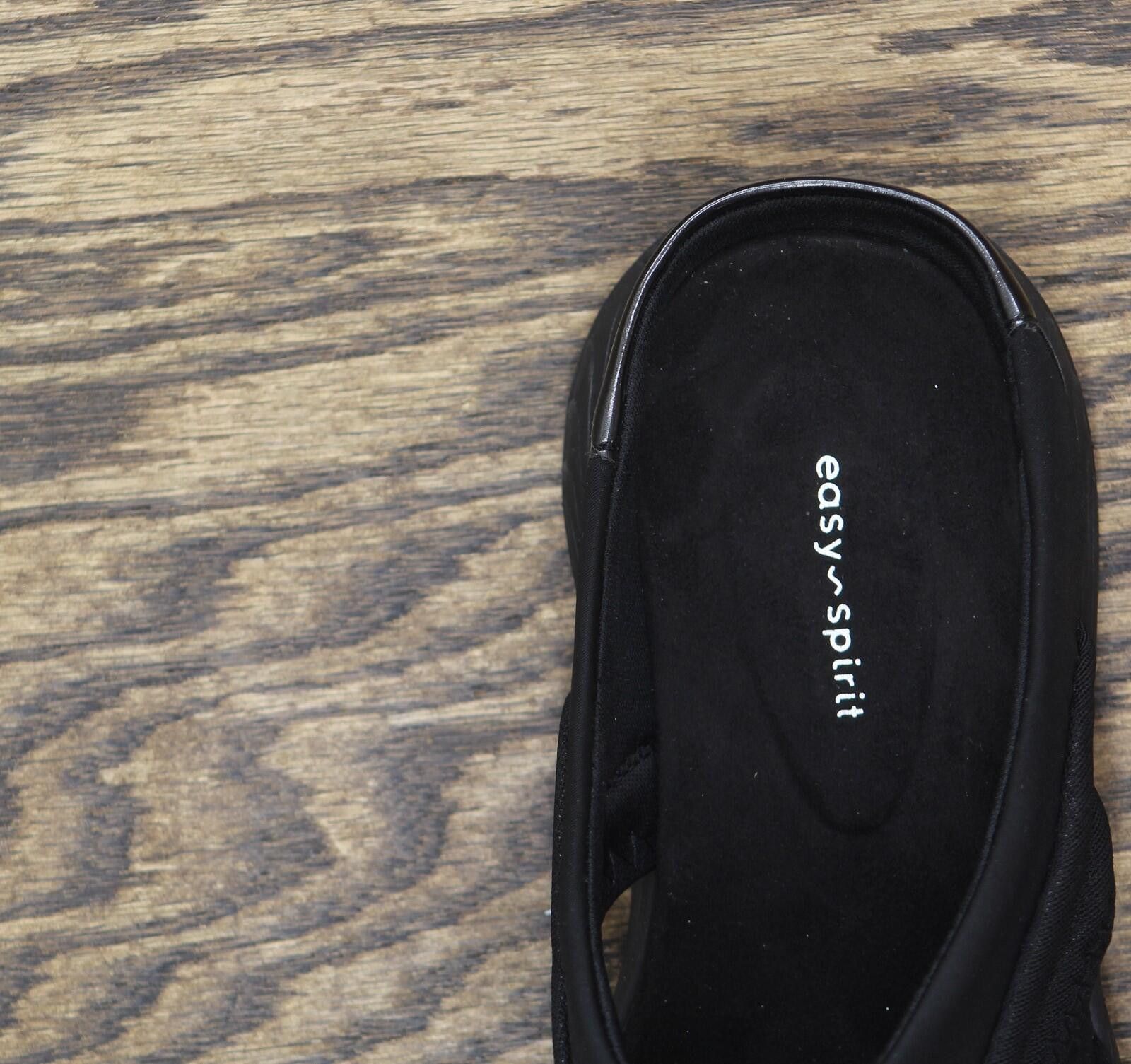 Other Nwt Easy Spirit Toe Flat Sandals Black Patent Multi 7.5ww Size US 7.5 / IT 37.5 - 7 Thumbnail