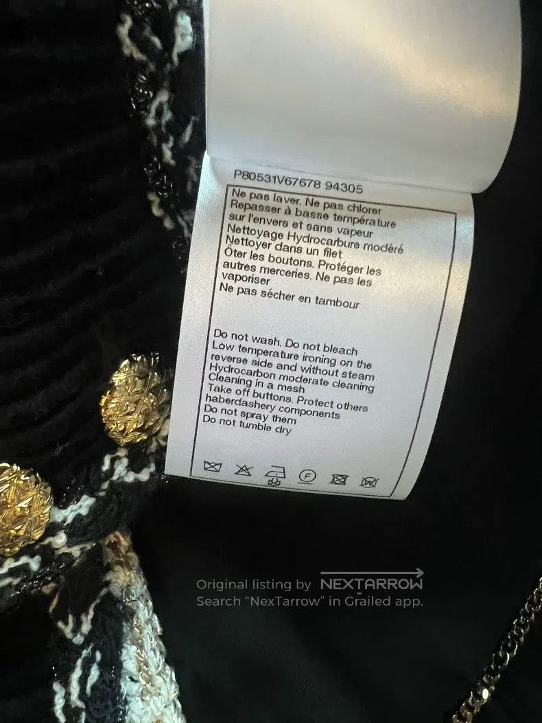 Chanel Chanel 25k black velvet coat Size XXS / US 00 / IT 34 - 7 Thumbnail