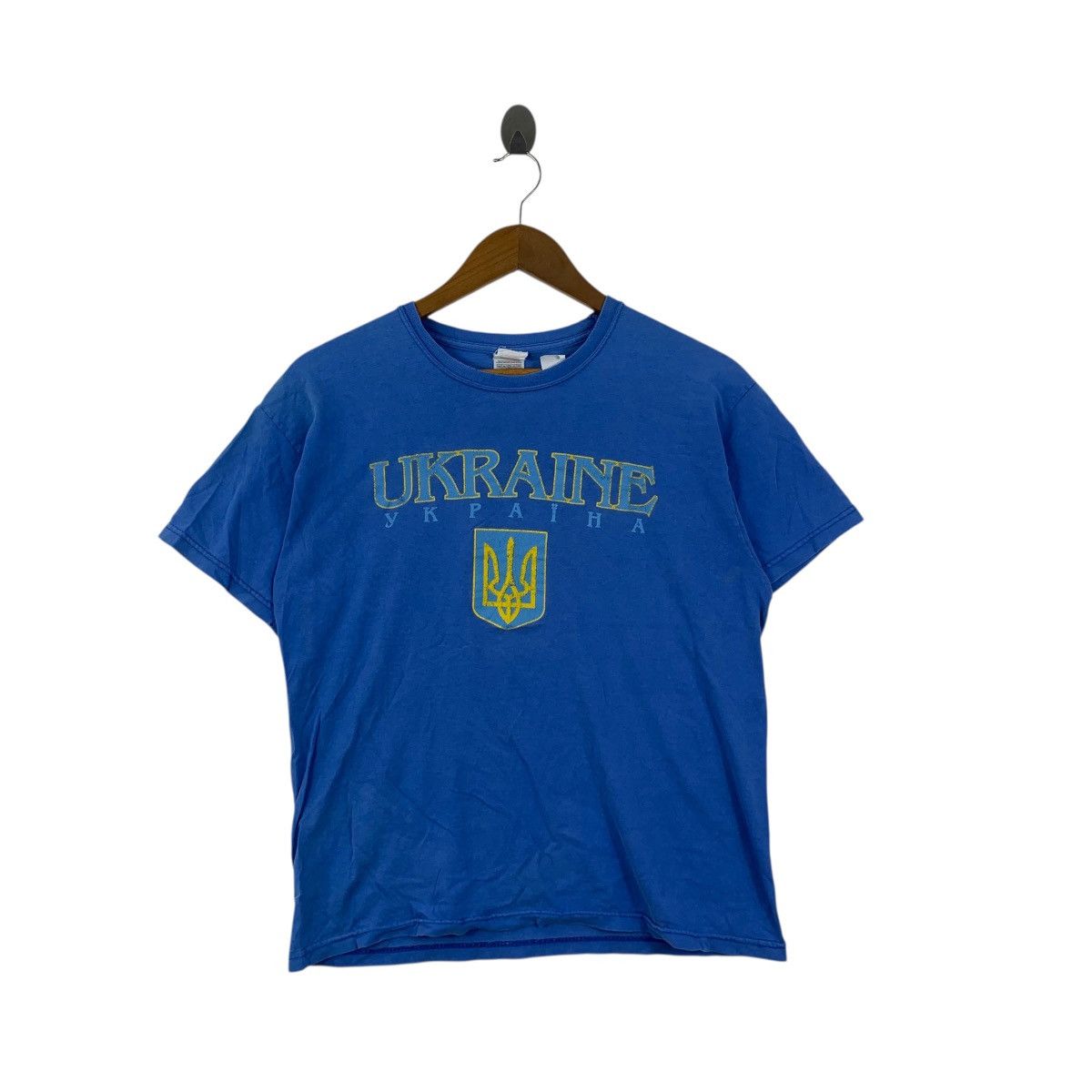 Vintage Vintage UKRAINE YKPAIHA SOLIDARITY World Peace Tee Shirt Top Size M / US 6-8 / IT 42-44 - 3 Thumbnail