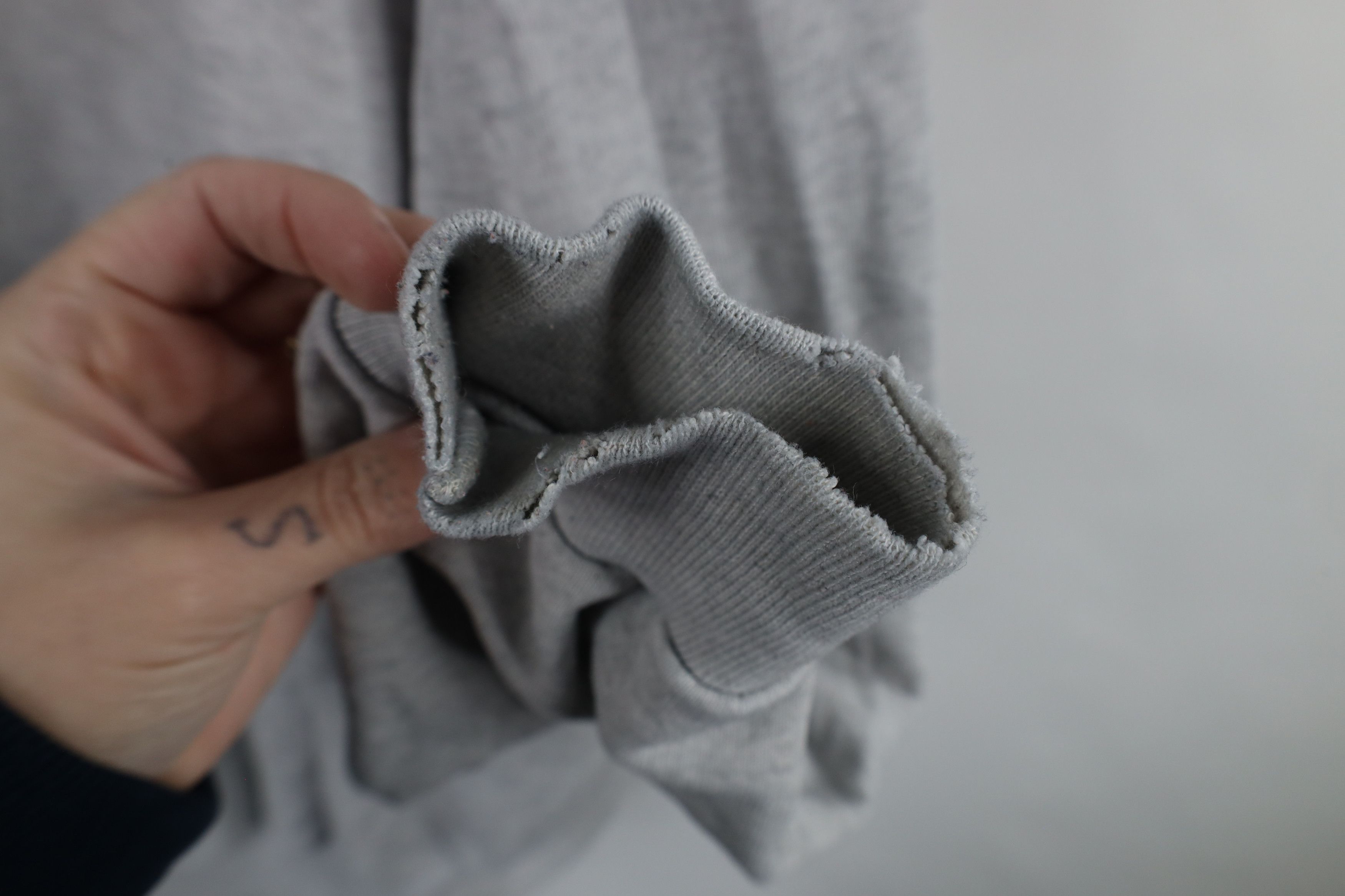 Vintage Vintage 90s Thin Ohio State University Sweatshirt Gray USA Size US XXL / EU 58 / 5 - 10 Thumbnail