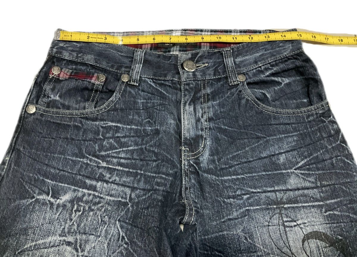 Hysteric Glamour × If Six Was Nine × Japanese Brand 🔥Sick Y2K Wild Life Poem Denim Skull Faded Clawmark Size US 30 / EU 46 - 14 Thumbnail