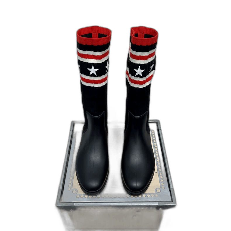 Givenchy Givenchy Givenchy HighTop Sock Star Boots -2507 Size US 5 / IT 35 - 1 Thumbnail