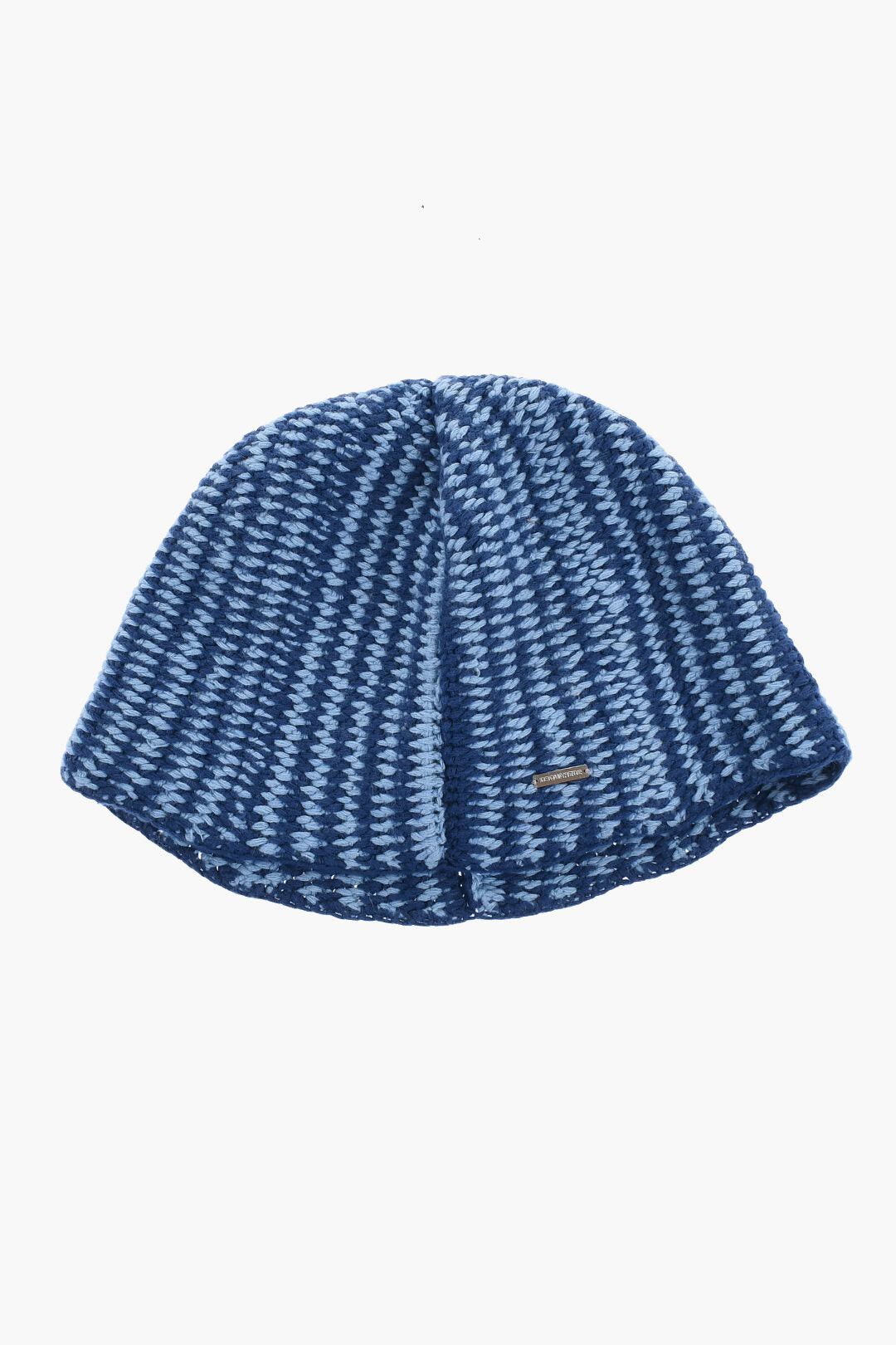 Dsquared2 Two-Tone Virgin Wool and Cashmere-Blend Beanie Size ONE SIZE - 1 Thumbnail