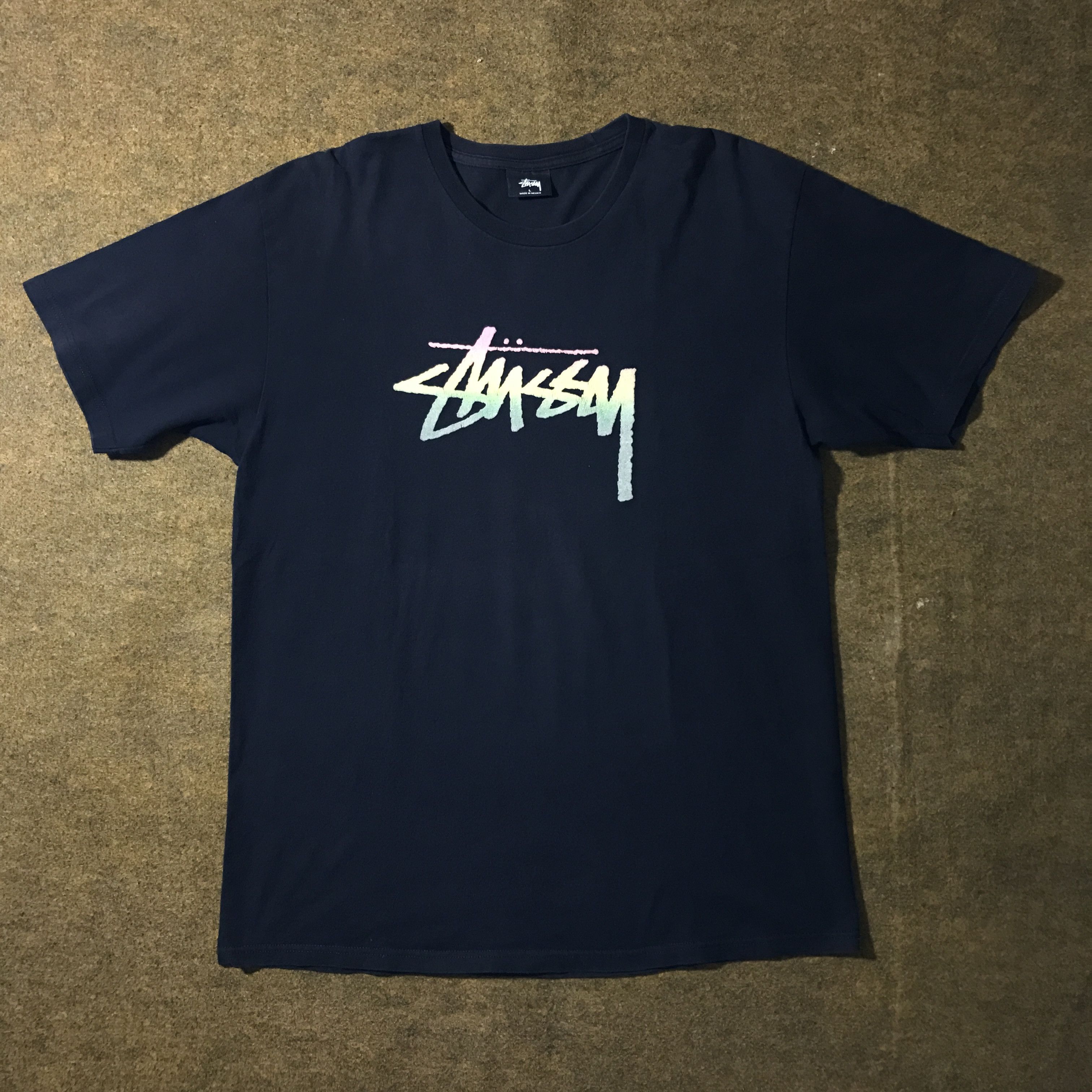 Other Stussy Pink Yellow Green Textured Logo Size US L / EU 52-54 / 3 - 1 Thumbnail