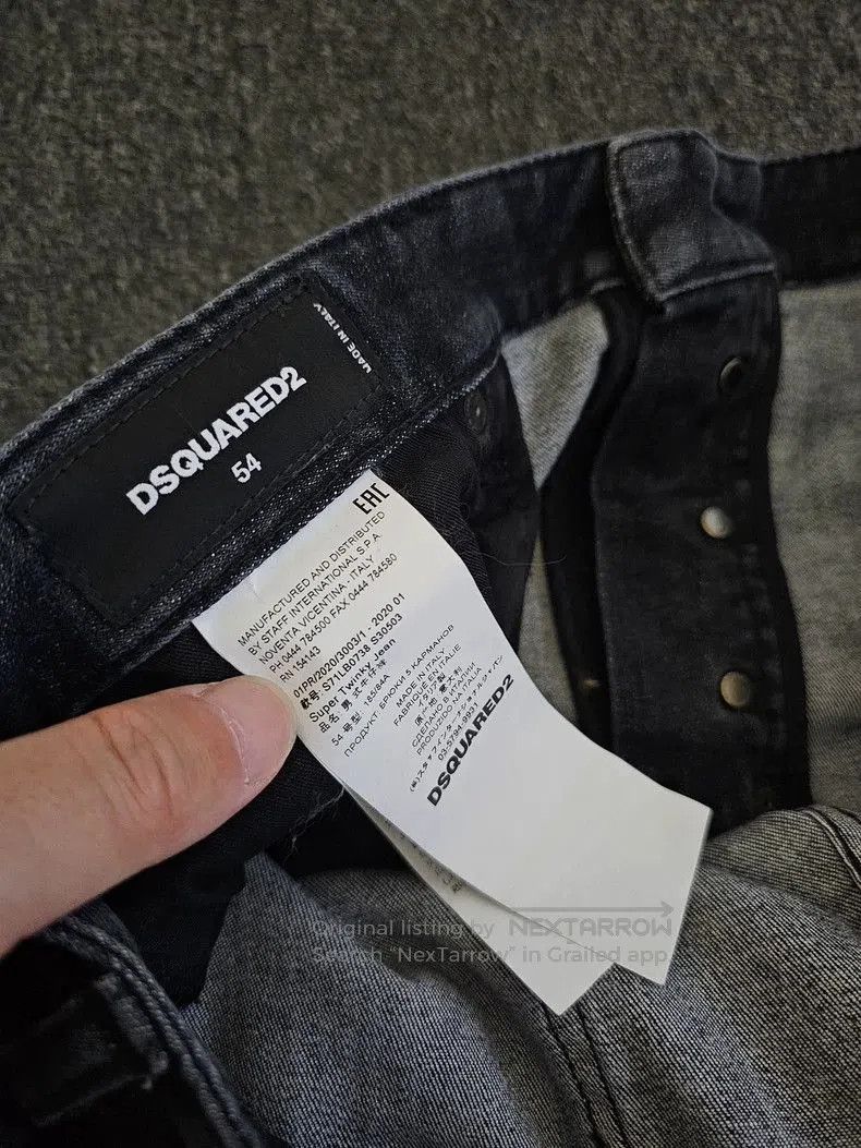 Dsquared2 Dsquared2 Men's Slim Fit Jeans. Size US 36 / EU 52 - 5 Thumbnail