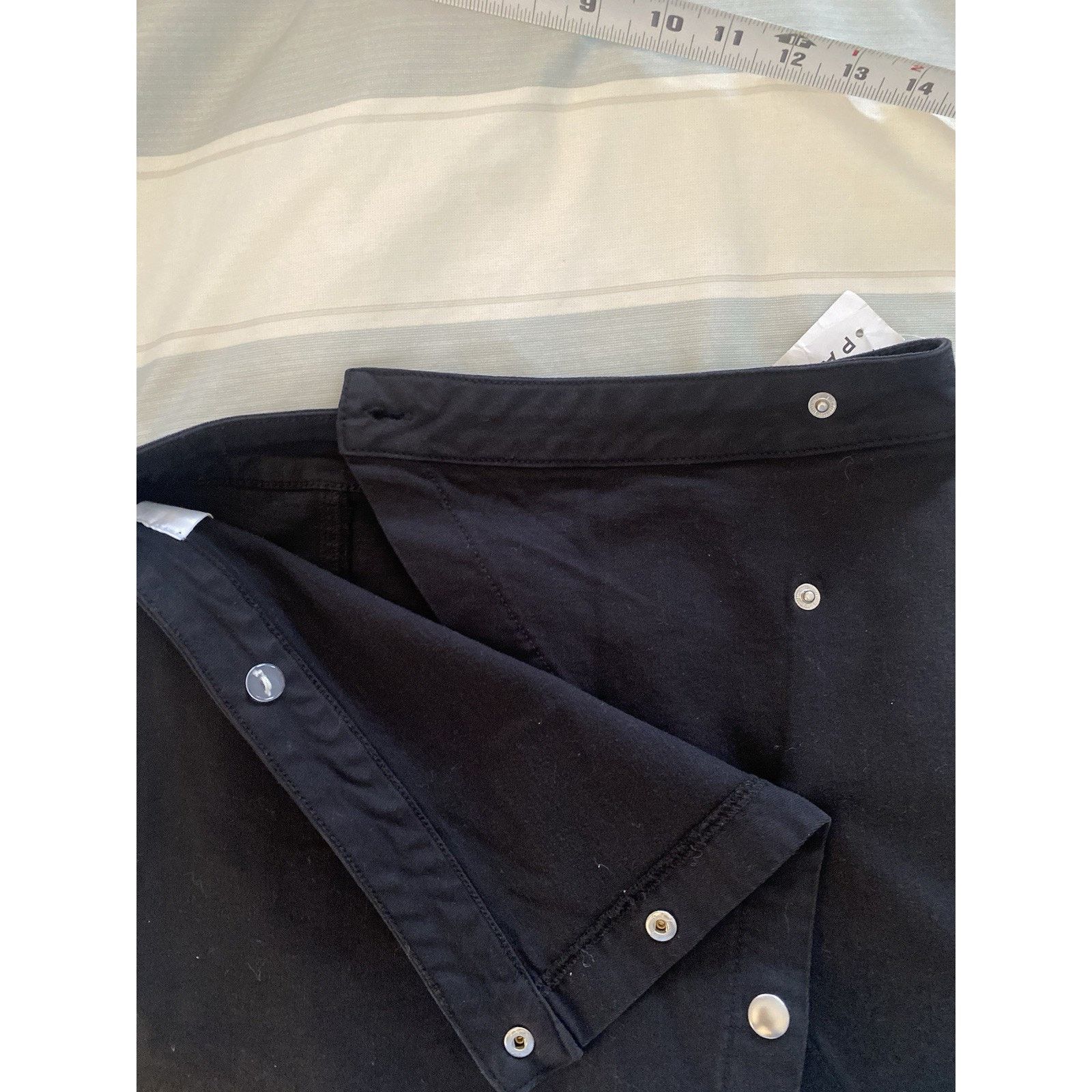 Pacsun Pacsun soft above knee blk snap skirt sz 25 NWT Size 25" / US 0 / IT 36 - 6 Thumbnail