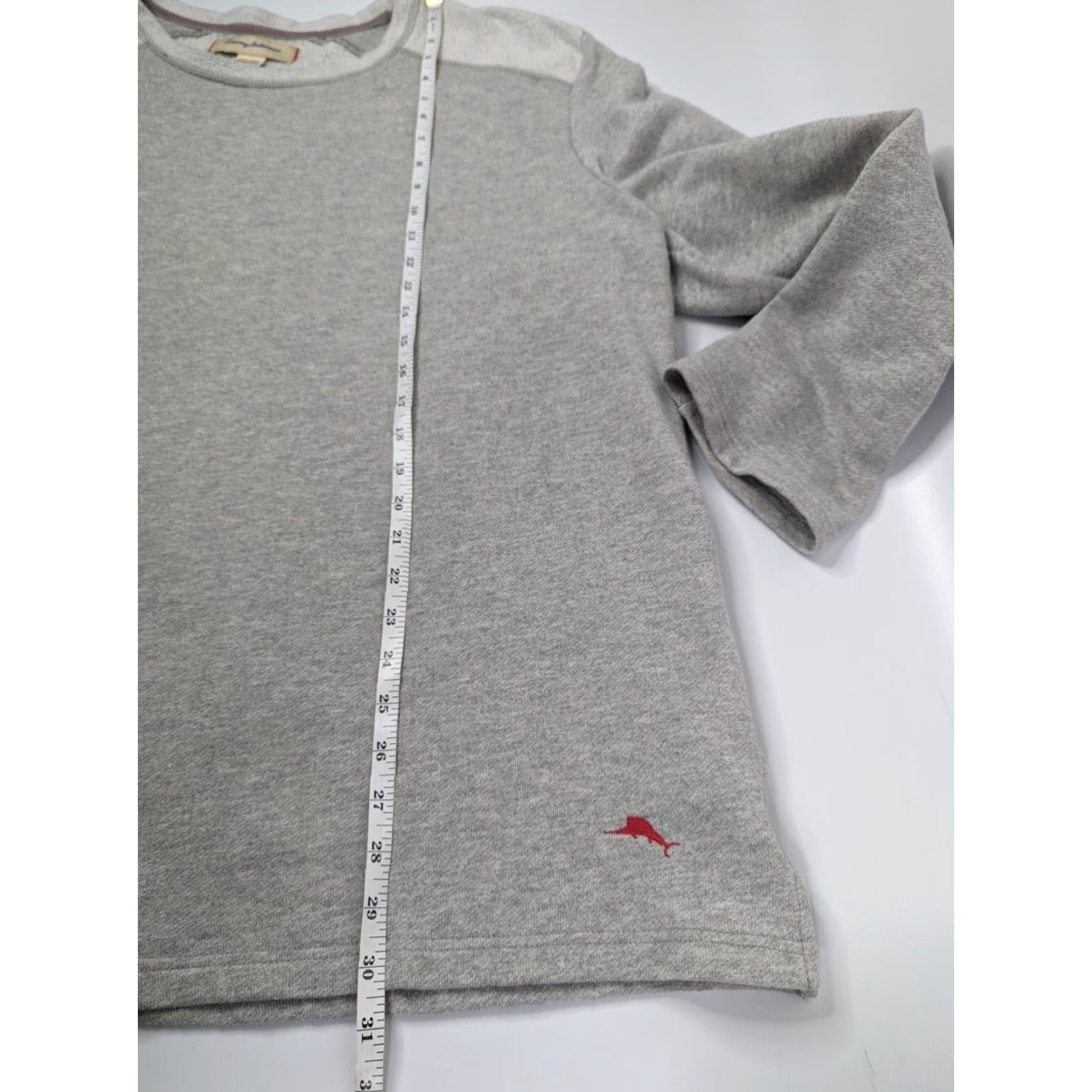 Tommy Bahama Tommy Bahama Sweatshirt Men 2XL Grey Marlin Logo Fleece Pullover Crew Neck Size US XXL / EU 58 / 5 - 5 Thumbnail