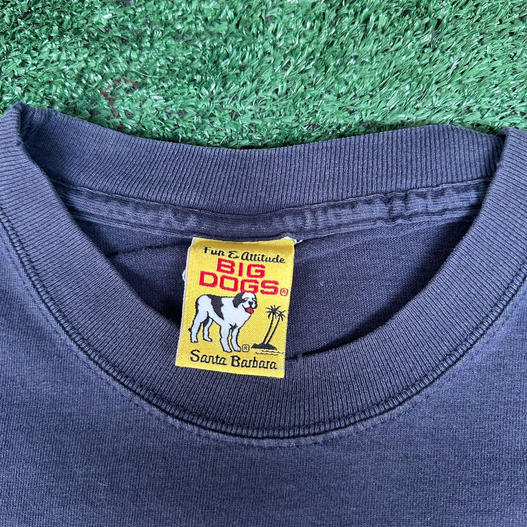 Vintage Vintage Y2K Big Dogs I Call the Shots T-Shirt Navy M Dadcore Size US M / EU 48-50 / 2 - 6 Thumbnail