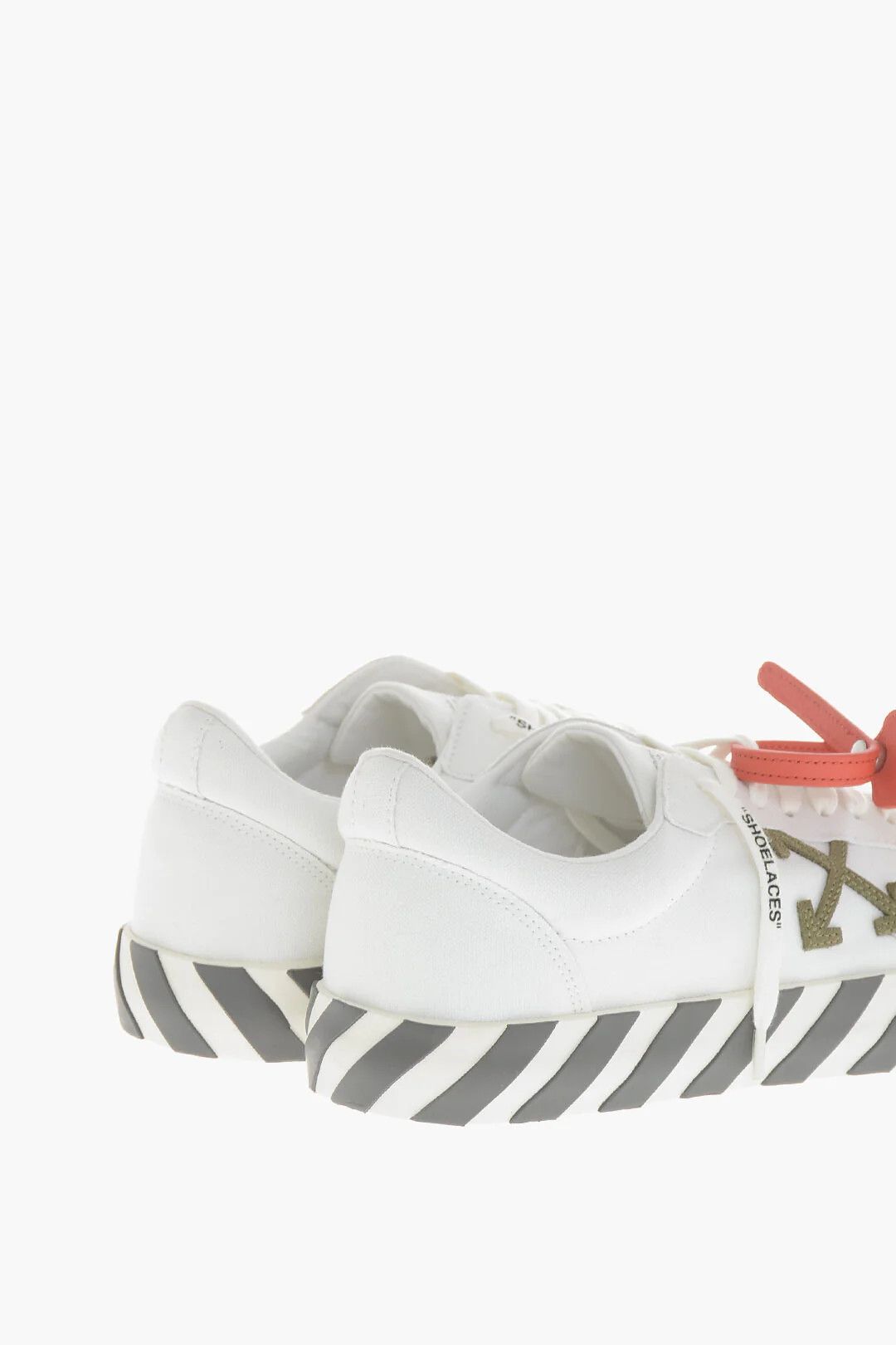 Off-White og1mm0426 Low-Top Canvas Sneakers in White Size US 13 / EU 46 - 2 Thumbnail