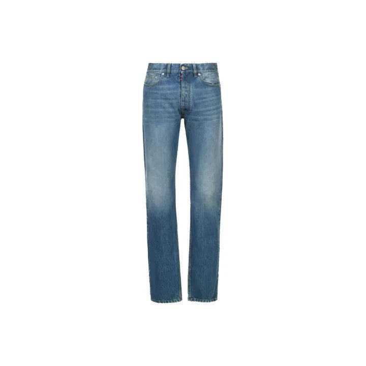 Maison Margiela Maison Margiela Loose Fit Cotton Jeans for Men 0079 Size US 32 / EU 48 - 1 Thumbnail