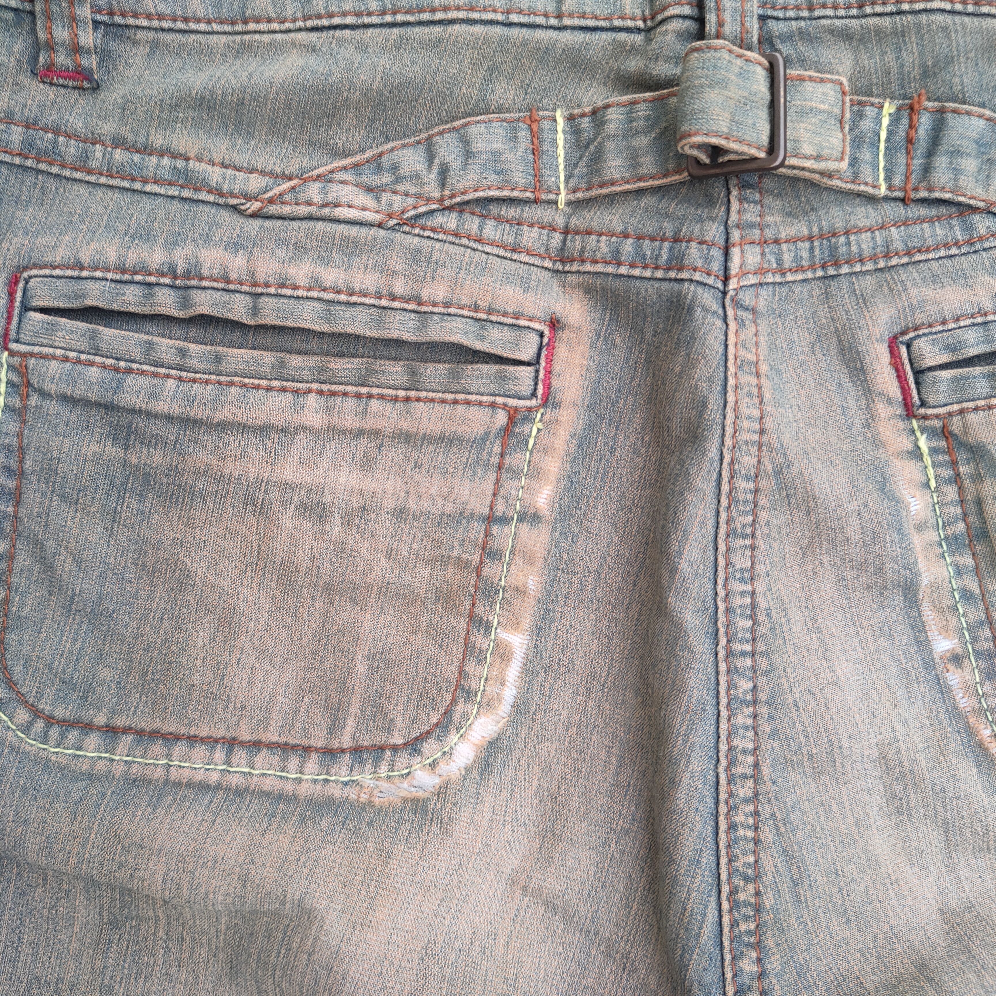 Japanese Brand × Jean × Rusty VINTAGE ROSSES WOMAN FLARE RUSTY JEAN DENIM PANTS Size US 30 / EU 46 - 10 Thumbnail