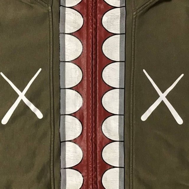 Bape × Kaws BAPE × KAWS CHOMPERS Full Zip Hoodie a bathing ape NIGO Size US M / EU 48-50 / 2 - 2 Thumbnail