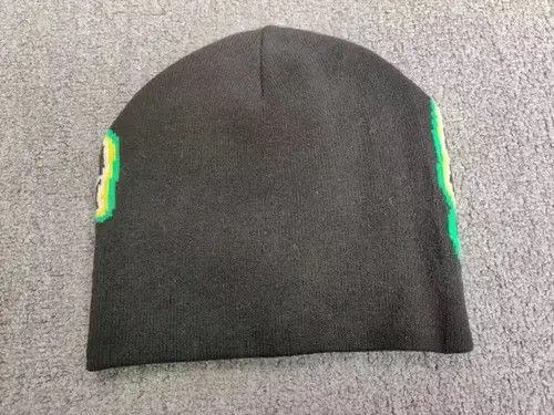 Other Shooting Star Graphic No Cuff Beanie Hat Black Size ONE SIZE - 3 Thumbnail