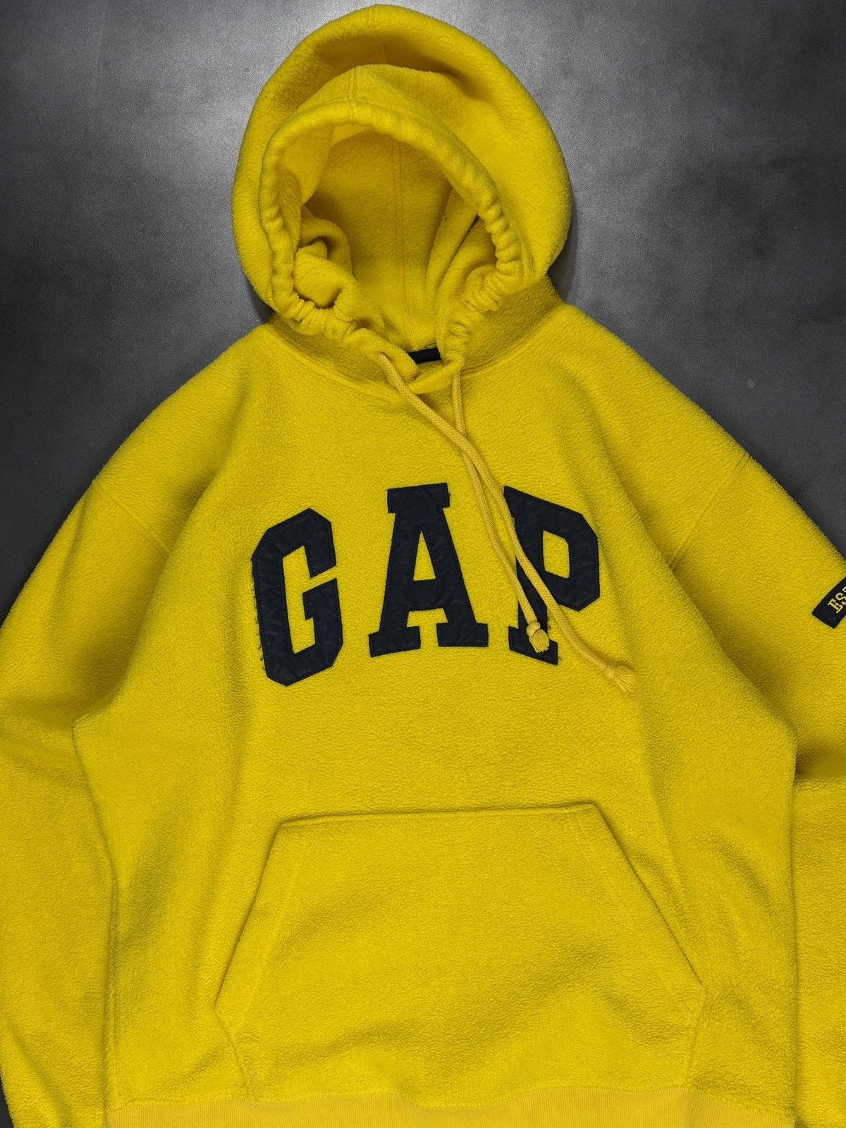 Gap × Vintage Vintage GAP Fleece Hoodie Pullover 1990s 2000s GAP Raglan Size US S / EU 44-46 / 1 - 16 Thumbnail