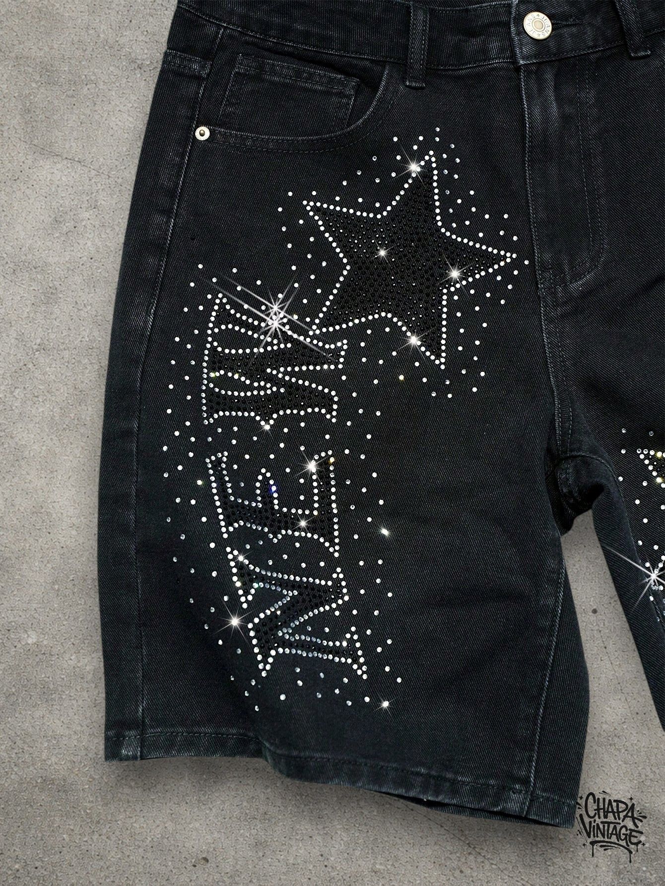 Japanese Brand Ice drip black shorts Size US 32 / EU 48 - 4 Thumbnail