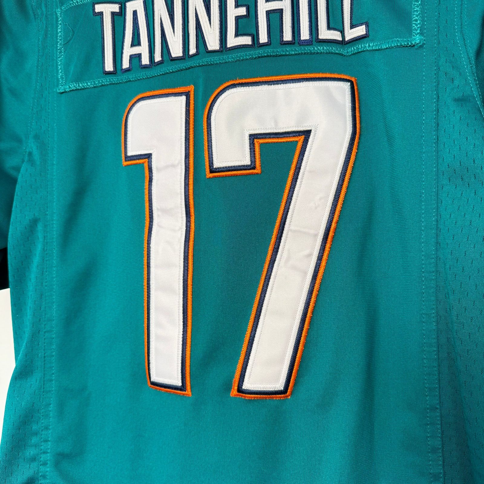 NFL × Nike MIAMI DOLPHINS NIKE NFL ON FIELD TANNEHILL FOOTBALL JERSEY Size US M / EU 48-50 / 2 - 8 Thumbnail