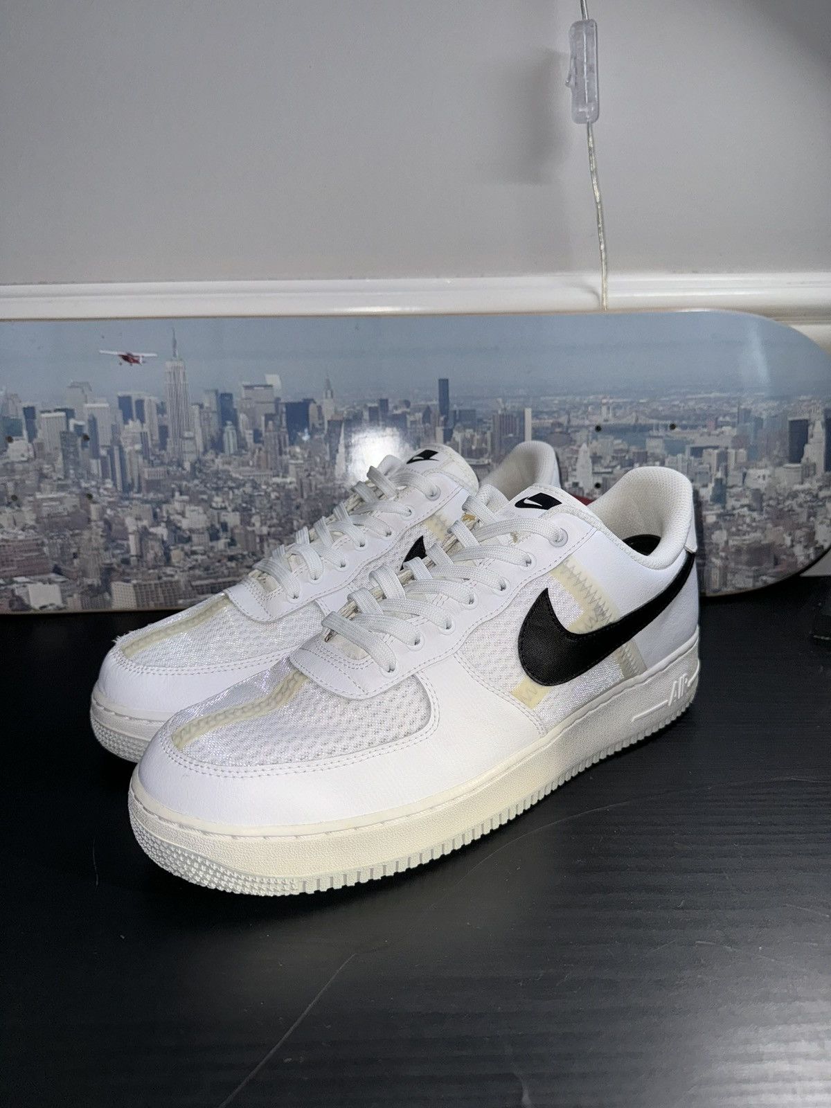 Nike Air Force Low Transparent White Black Pure Platinum