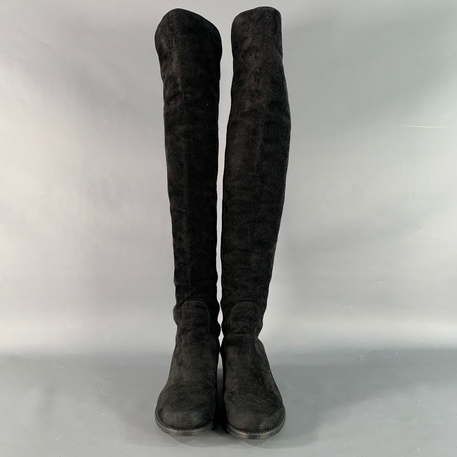 Stuart Weitzman STUART WEITZMAN Size 6 Black Nylon Boots Size US 6 / IT 36 - 4 Thumbnail