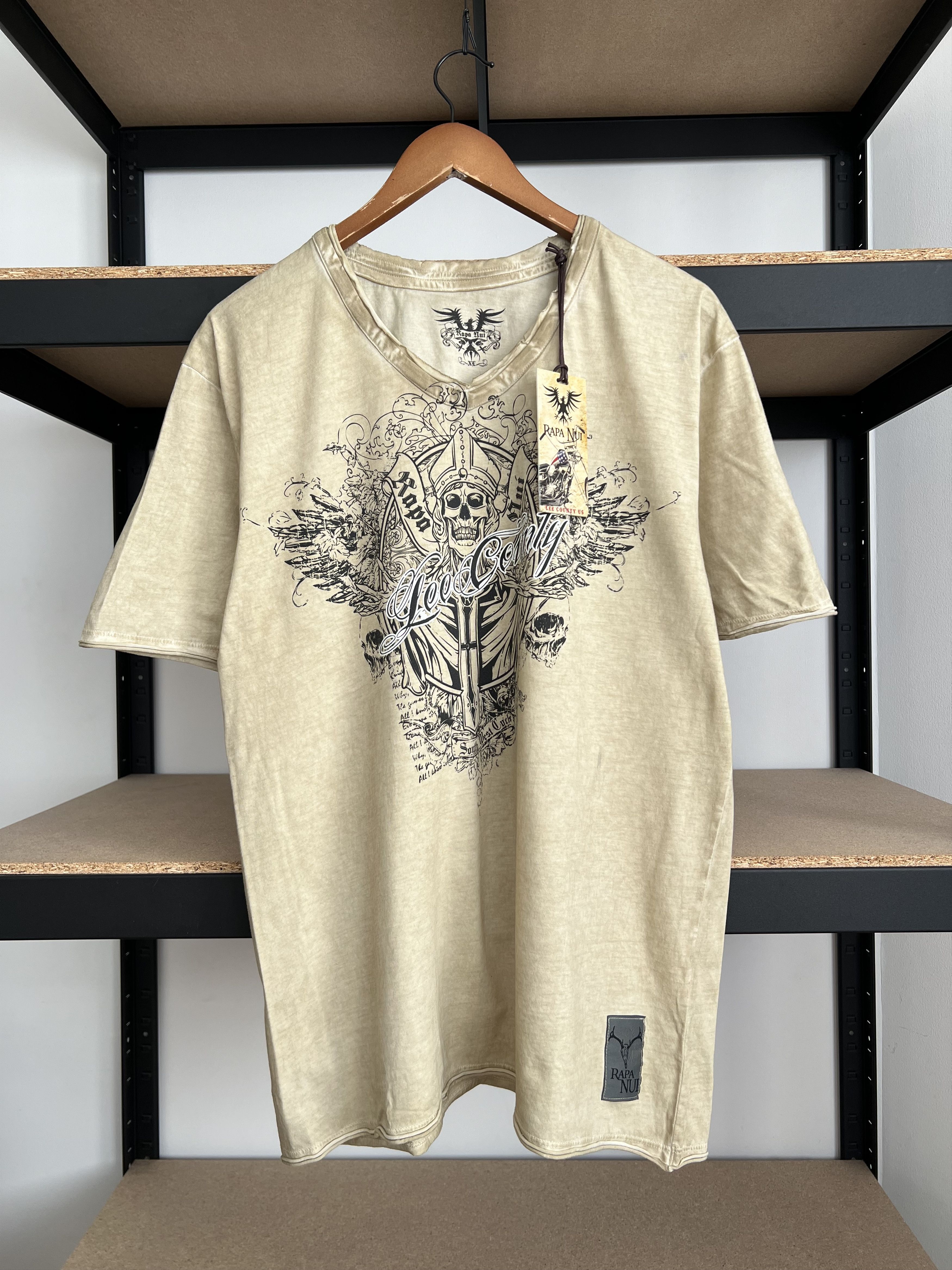 Affliction Affliction Style Rapa Nui Eagle Skull Y2K T-shirt Size US XL / EU 56 / 4 - 1 Thumbnail