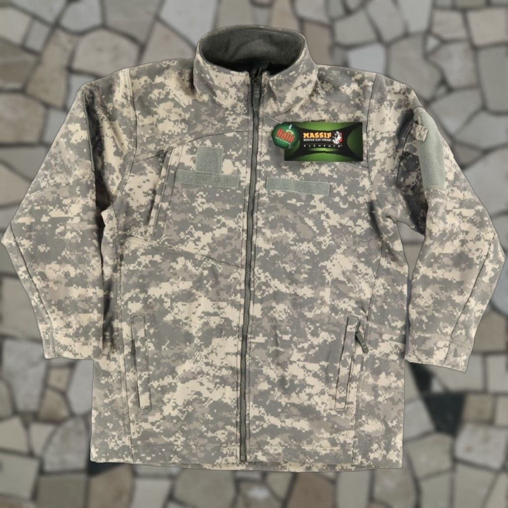 Vintage Massif Elements Nomex FR Digital Camouflage Jacket Green Men's XL Shirt Size US XL / EU 56 / 4 - 1 Thumbnail