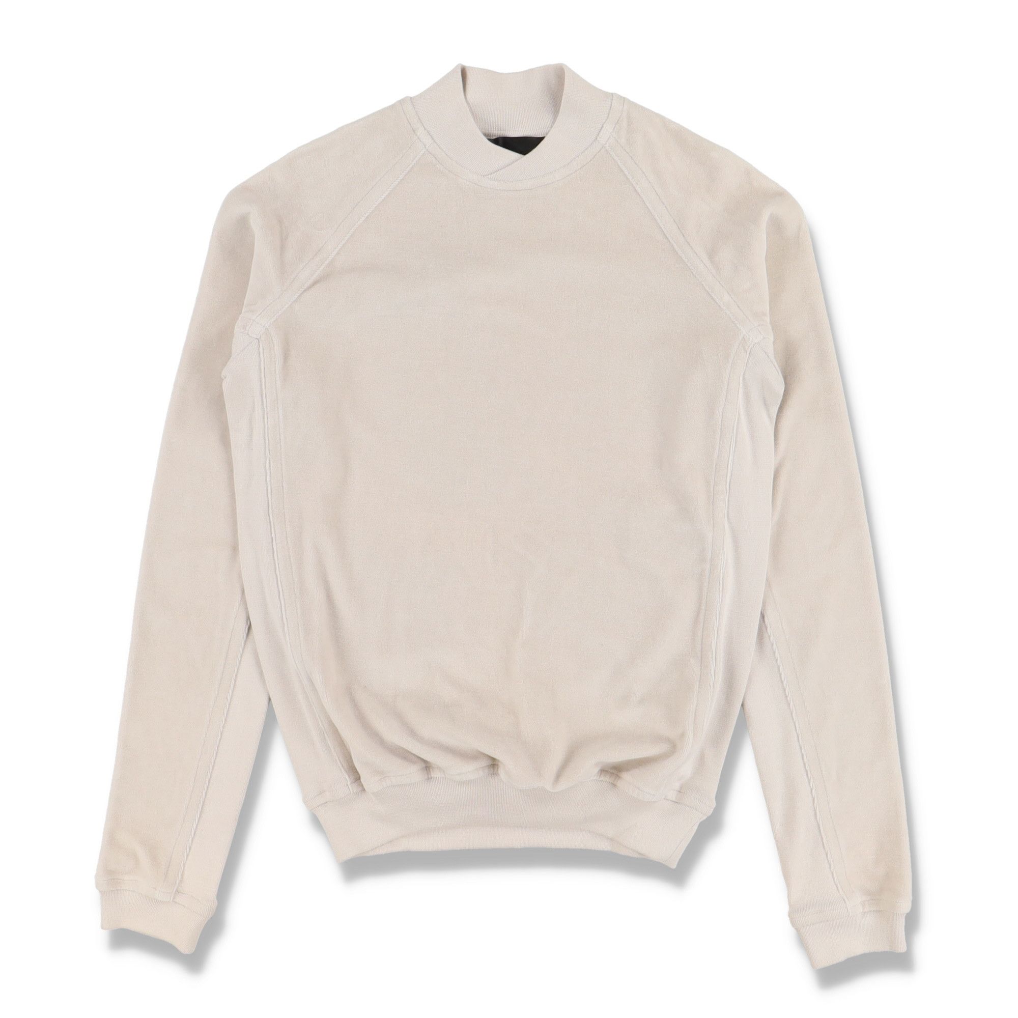 Haider Ackermann Beige Velour Freeman Sweatshirt Size XXS / US 00 / IT 34 - 1 Thumbnail