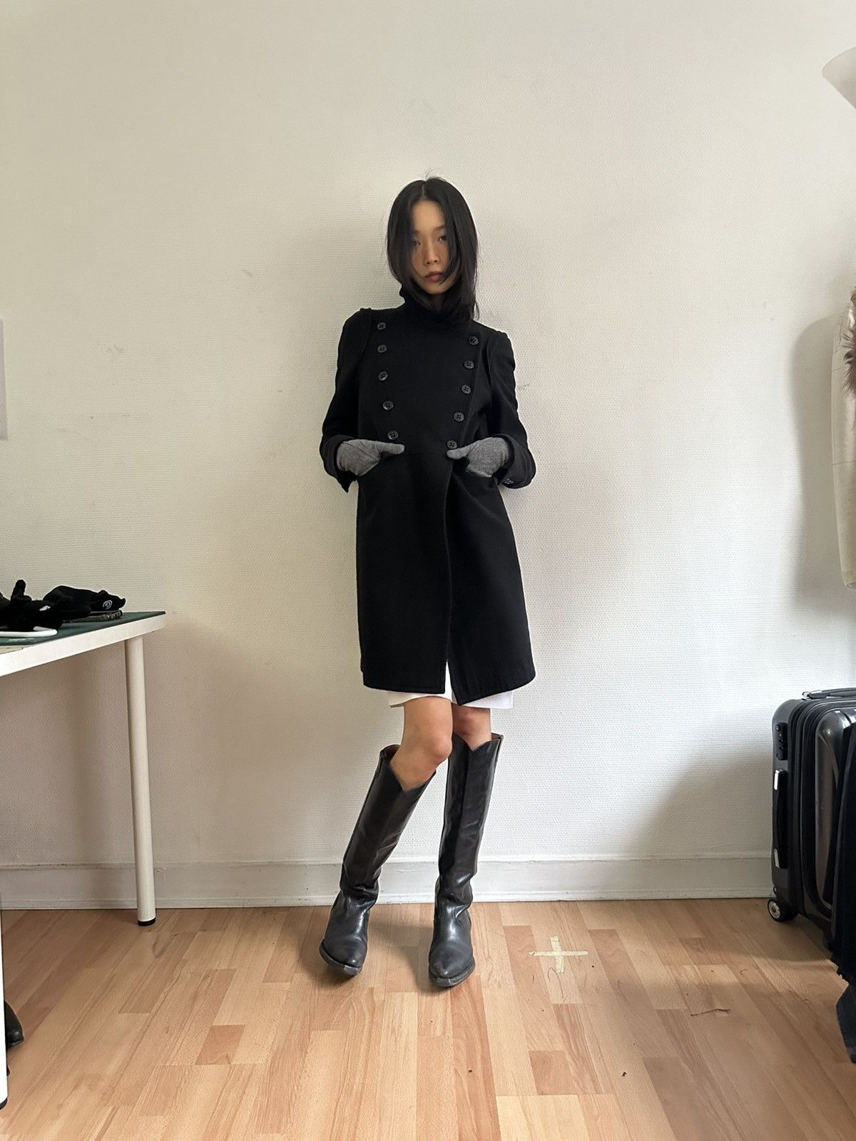 Ann Demeulemeester Ann demeulemeester wool napoleon coat Size M / US 6-8 / IT 42-44 - 11 Thumbnail