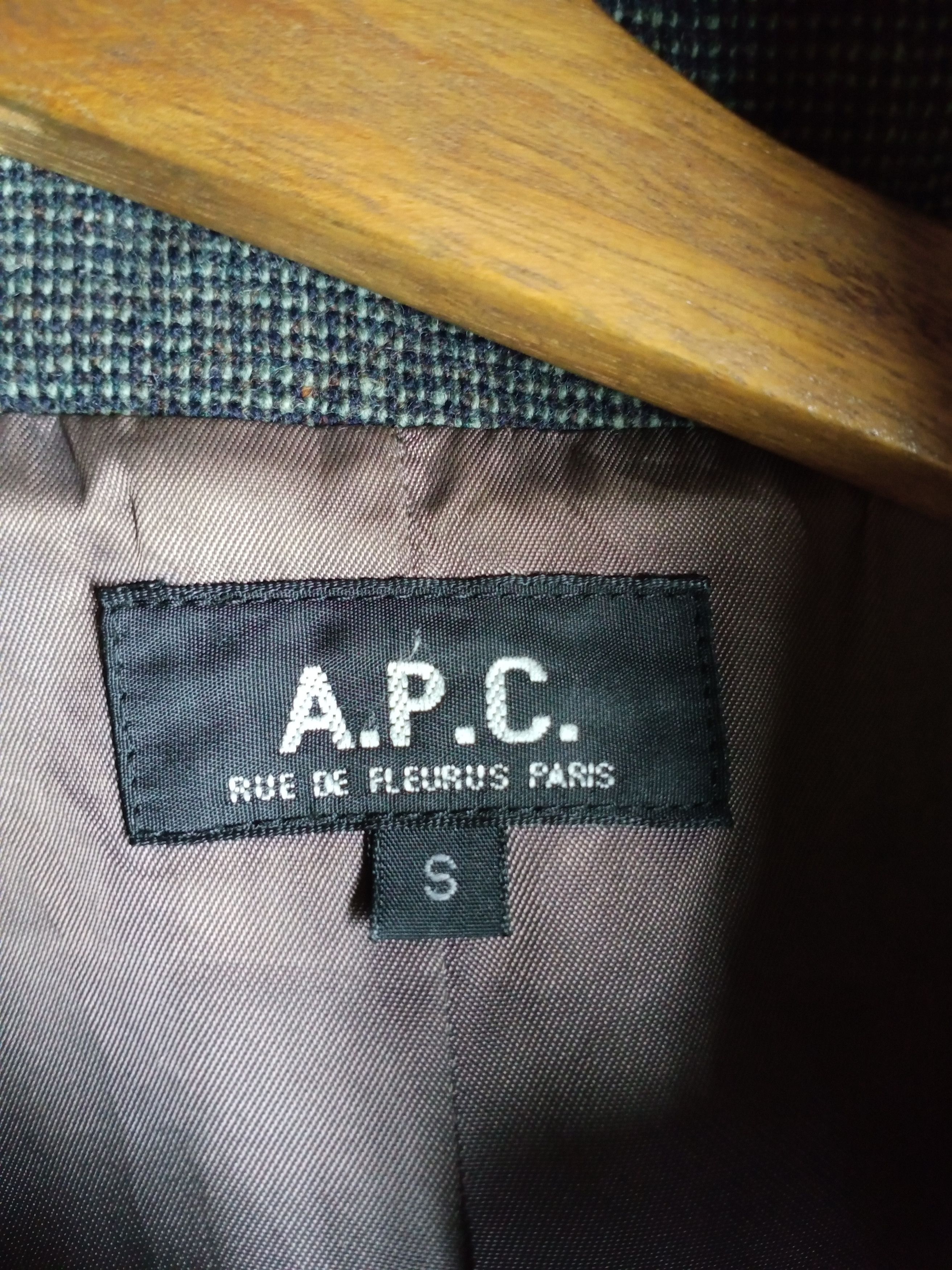 A.P.C. Vintage A.P.C Wool Heavy Overcoat Size US S / EU 44-46 / 1 - 3 Thumbnail